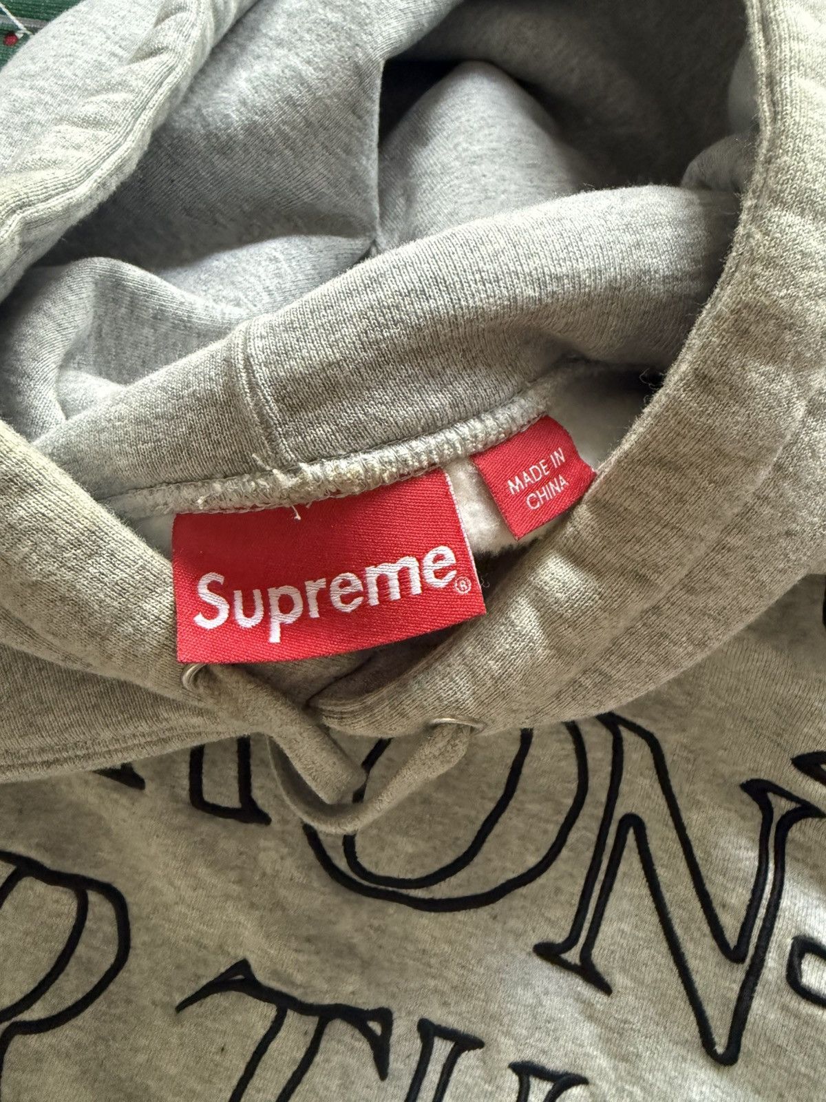 Supreme Supreme - Fear Hoodie - XL Size US XL / EU 56 / 4 - 5 Thumbnail