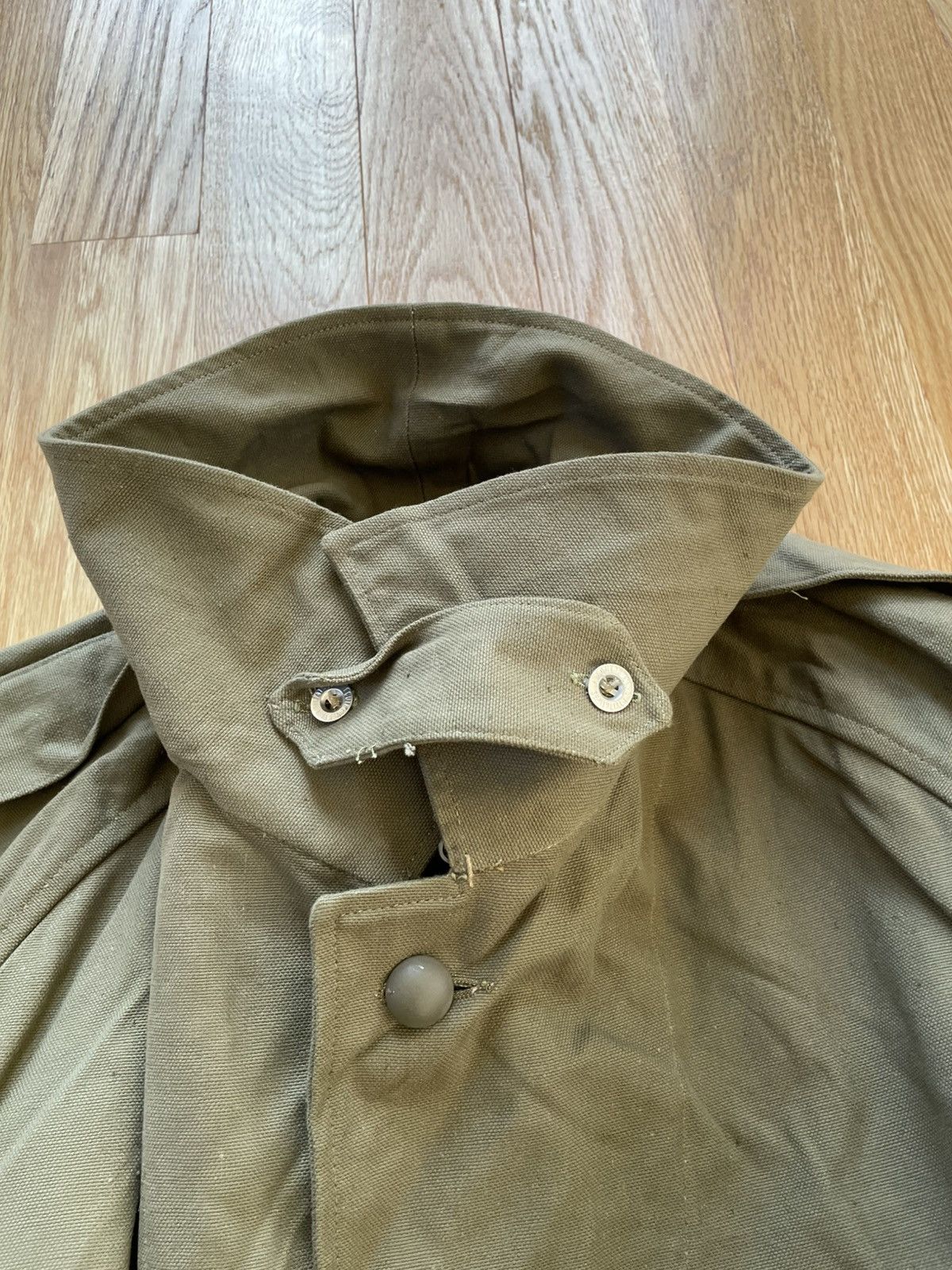 French Army M-35 Motorcycle Jacket Vintage 40s Size 3 XL