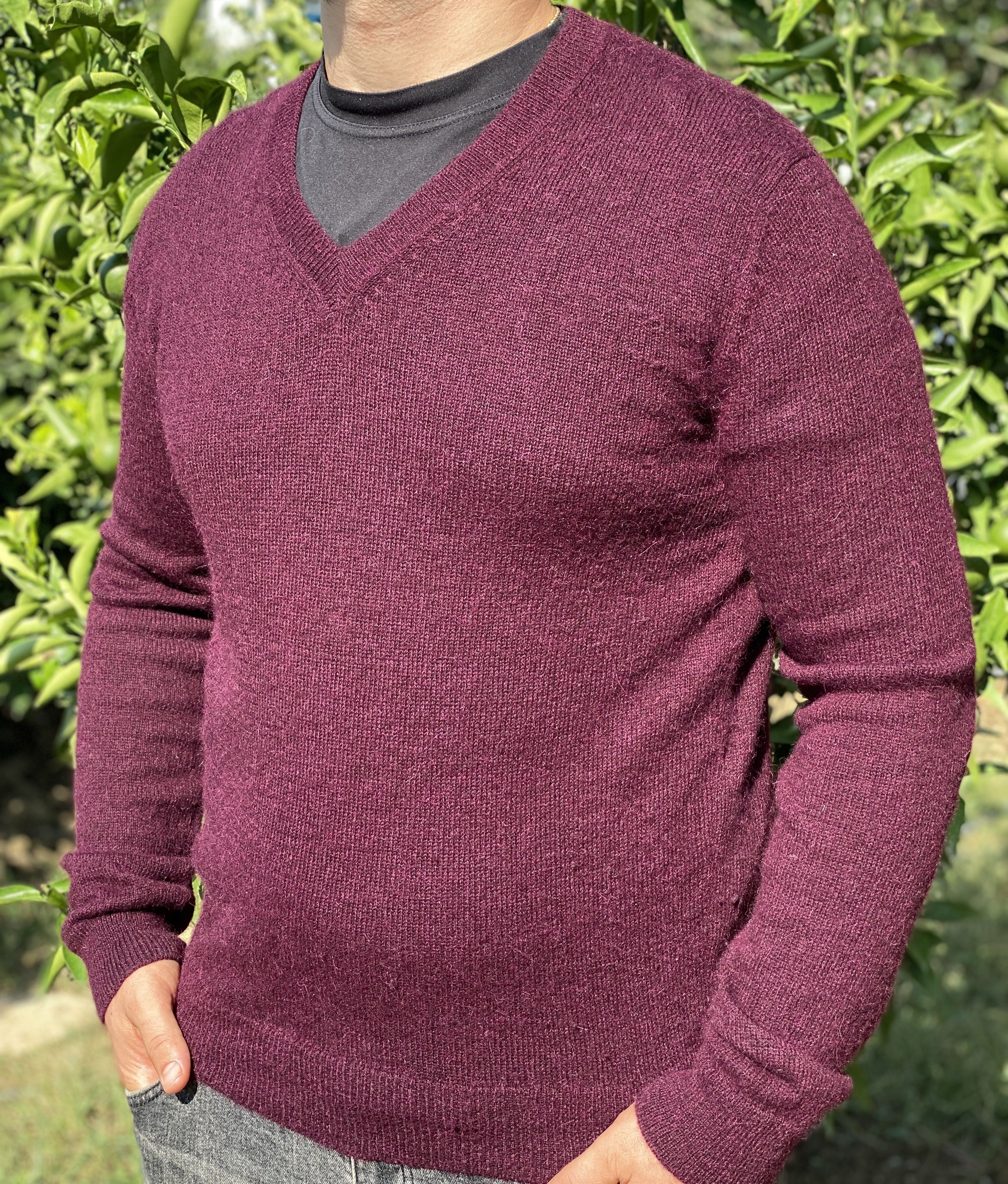 Prada Prada Milano Alpaca V-Neck Pullover Jumper Size 52 50 L Size US M / EU 48-50 / 2 - 3 Thumbnail