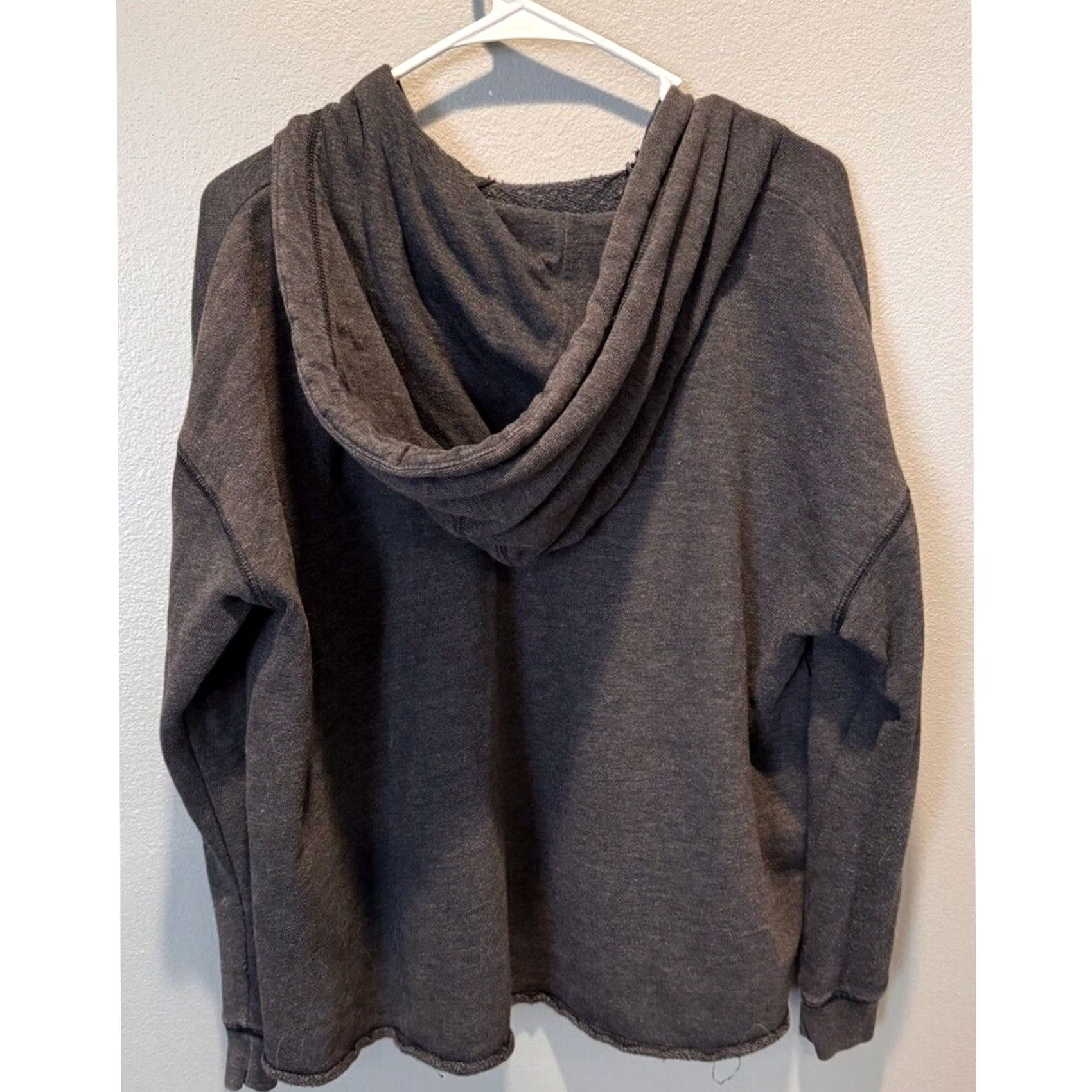 American Eagle Outfitters American Eagle Oversized Hoodie Pullover Women's Gray Size M Basic Size M / US 6-8 / IT 42-44 - 2 Thumbnail