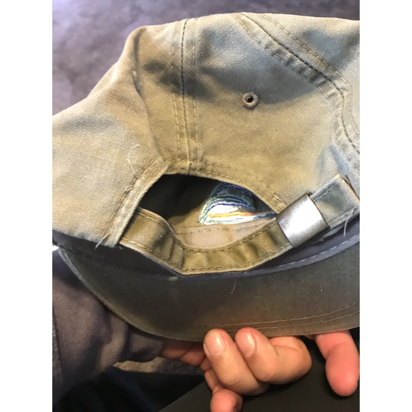 Vintage VINTAGE Dorfman Pacific hat monterey bay Baseball Cap Adjustable Unisex Adults Green Cotton Twill Solid Animals Theme Federal? Size ONE SIZE - 2 Thumbnail