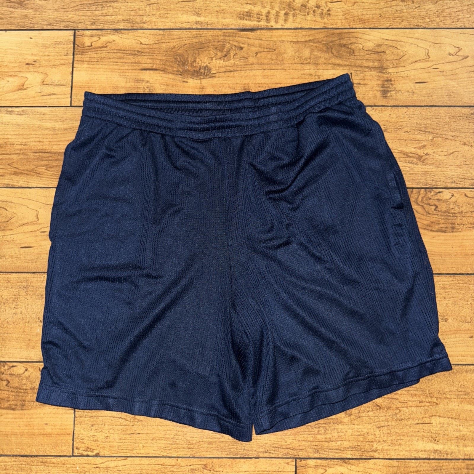 Starter Vintage Starter Athletic Gym Shorts Navy Blue Medium 34x8 Size US 34 / EU 50 - 1 Thumbnail