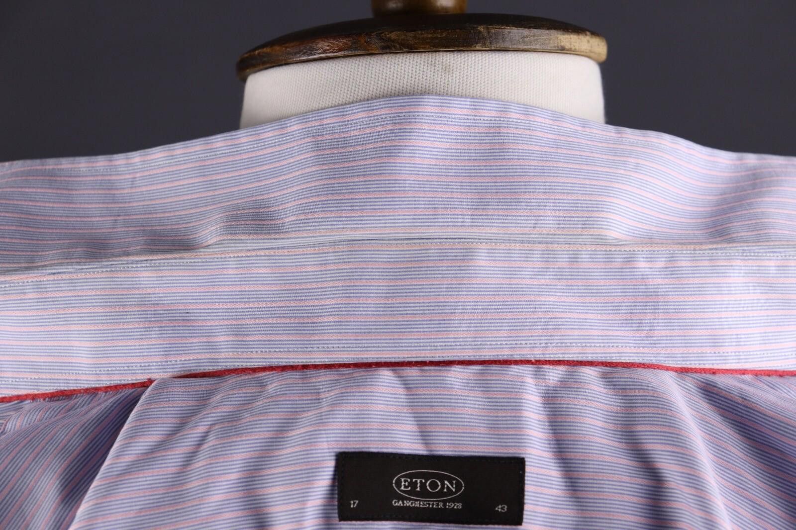 Eton Eton Blue Contemporary Fit Blue Shirt Size 43 / 17 Size US M / EU 48-50 / 2 - 10 Thumbnail