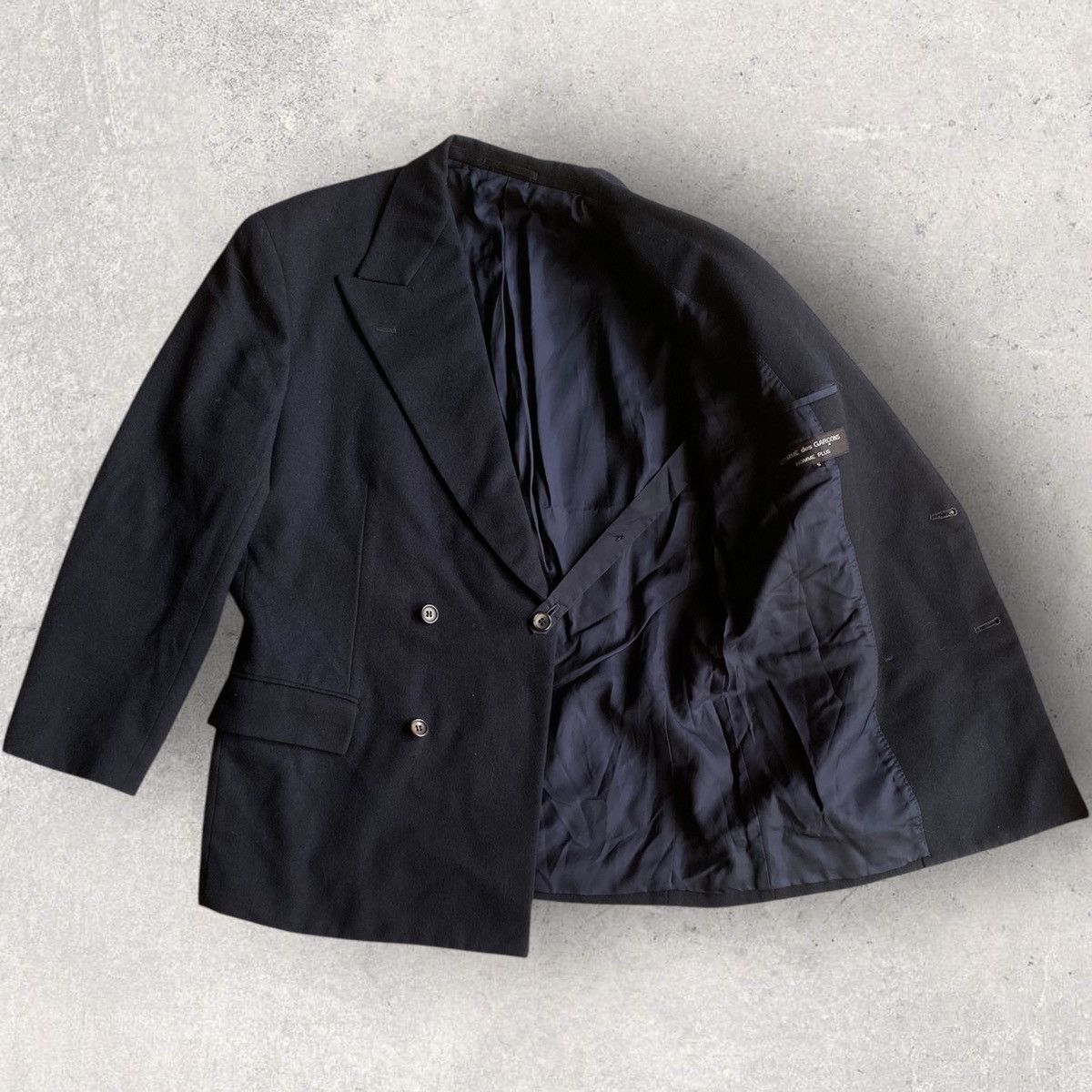 Comme des Garcons Vintage 1987 Wool Oversized Blazer Size US S / EU 44-46 / 1 - 1 Thumbnail