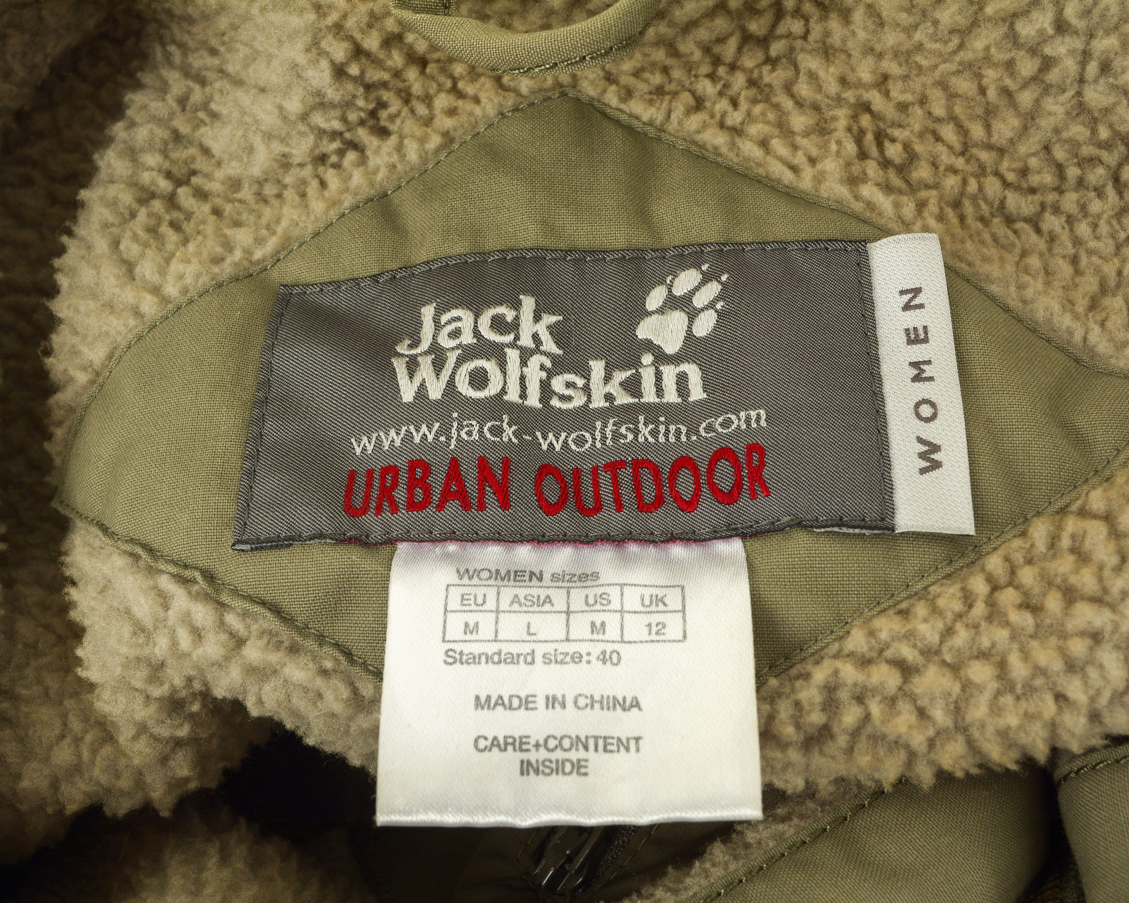 Jack Wolfskin Urban Mano Tex Women M Jacket Over Coat Fleece Sherpa Lining Size M / US 6-8 / IT 42-44 - 4 Thumbnail