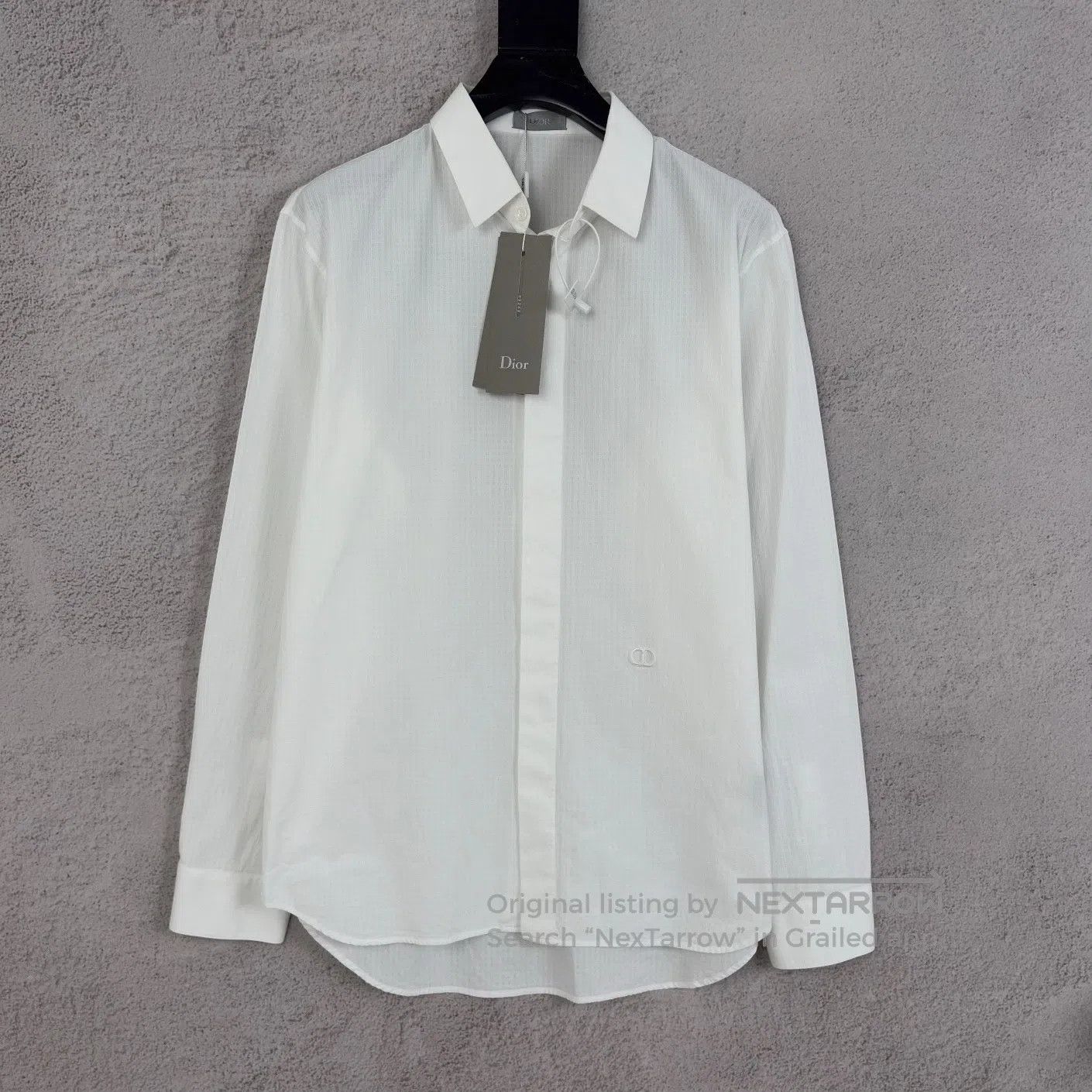 Dior Dior size41 New cotton jacquard CD embroidered long-sleeved Size US XS / EU 42 / 0 - 1 Thumbnail