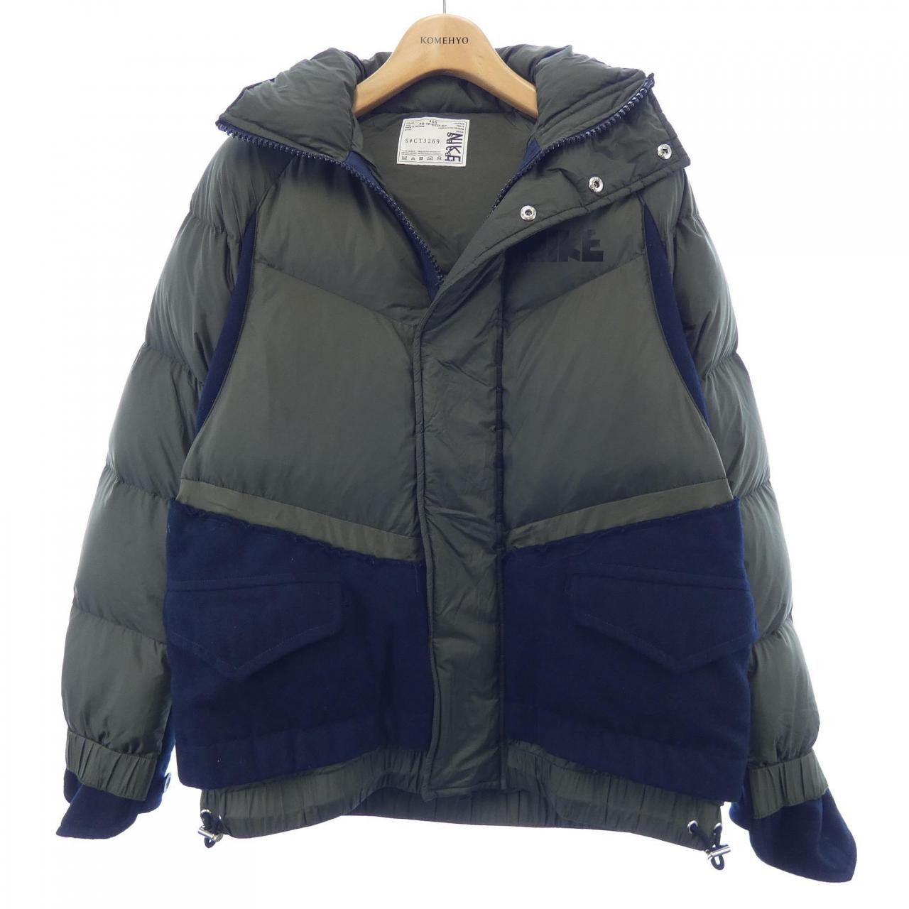 Sacai　ドッキングジャケット♡ネイビー オリーブ サイズ2 sacai（サカイ） 19AW ミリタリージャケット ドッキング