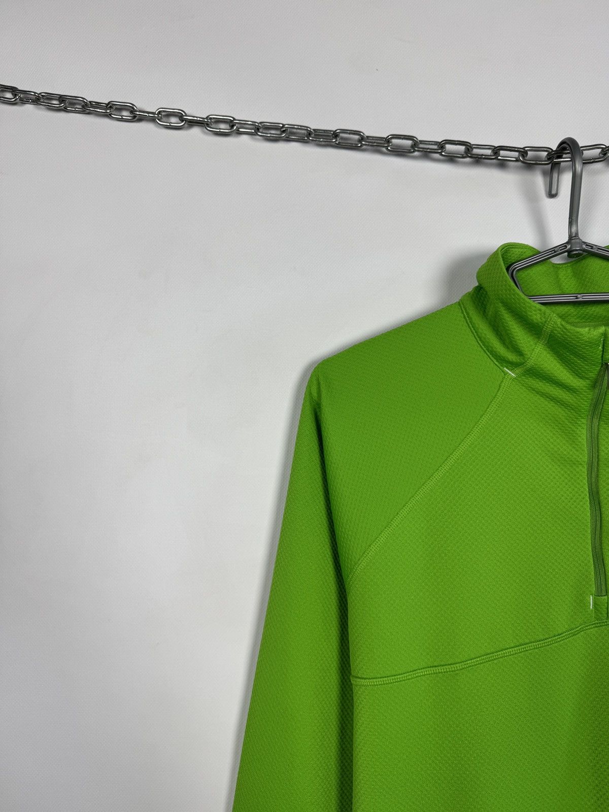 Salomon Salomon Green 1/4 Zip Pullover Long Sleeve Sport Top Size L Size US L / EU 52-54 / 3 - 3 Thumbnail