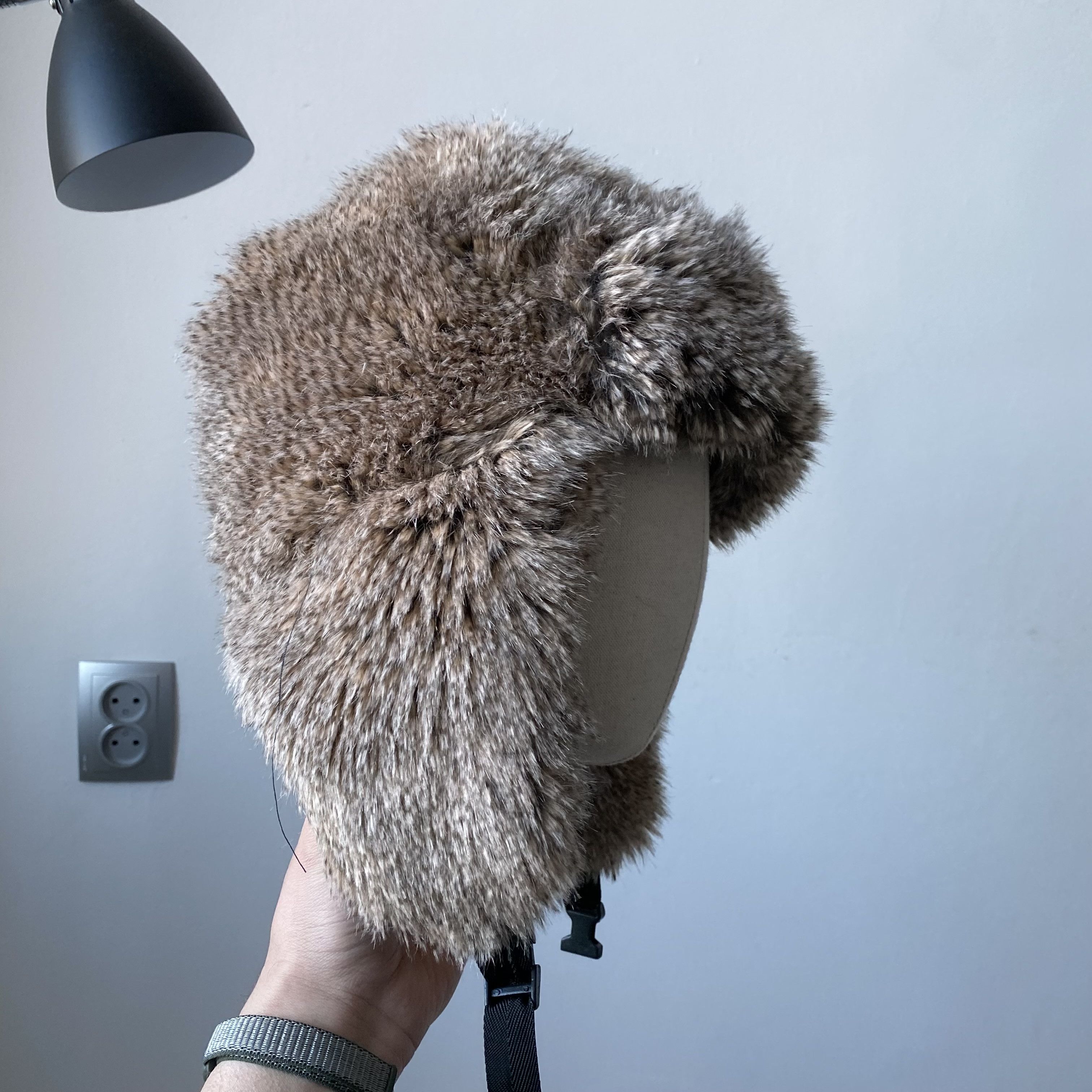 Hysteric Glamour Vintage 2000s Ushanka Faux Fur Trapper Winter Hat Fuzzy Size ONE SIZE - 6 Thumbnail