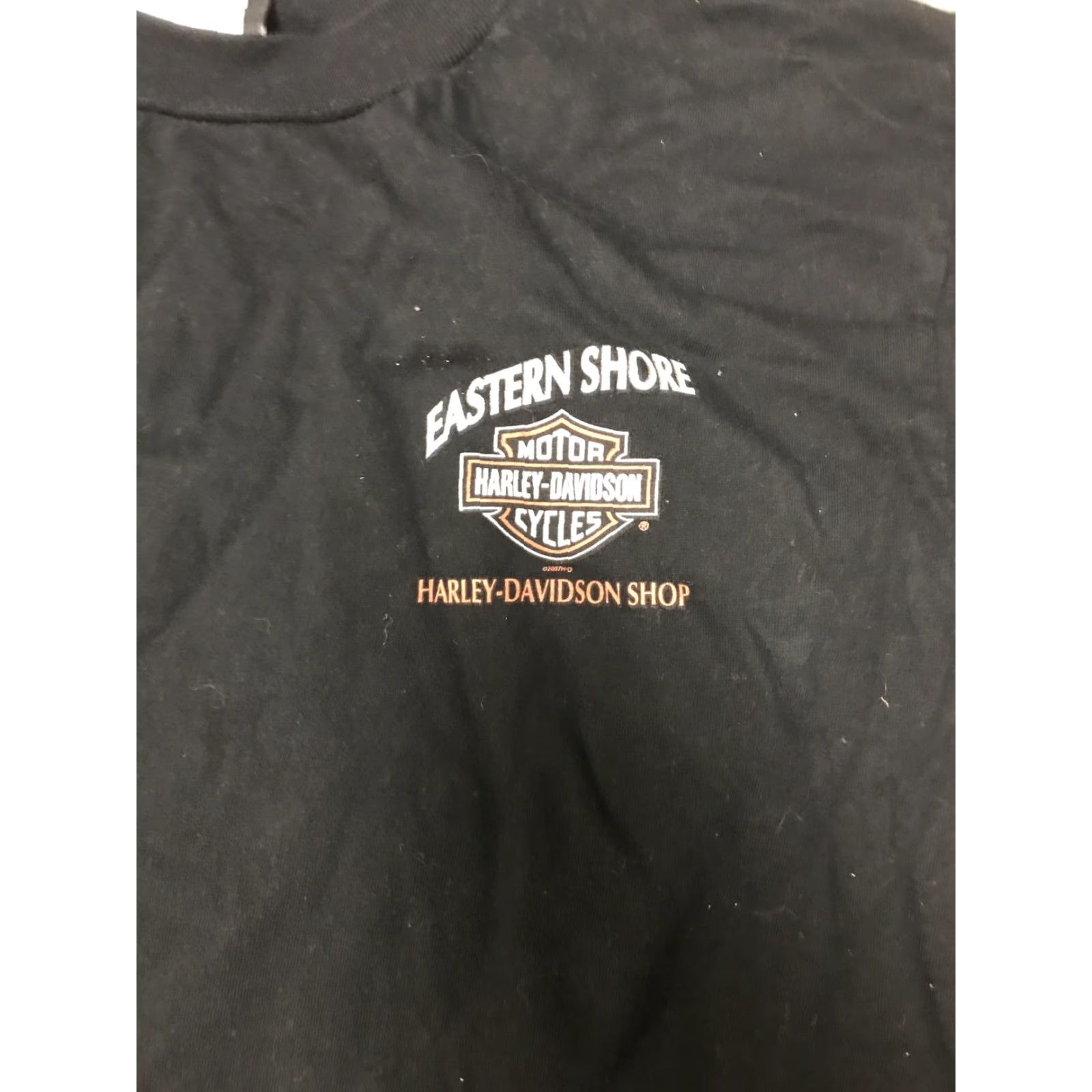 Harley Davidson Harley-Davidson Shirt Mens M Black Vintage City Motorcycle Hanes Beefy-T Short Sleeve Crew Neck Logo Print Garment Care Machine Washable 100% Cotton Size US M / EU 48-50 / 2 - 4 Thumbnail