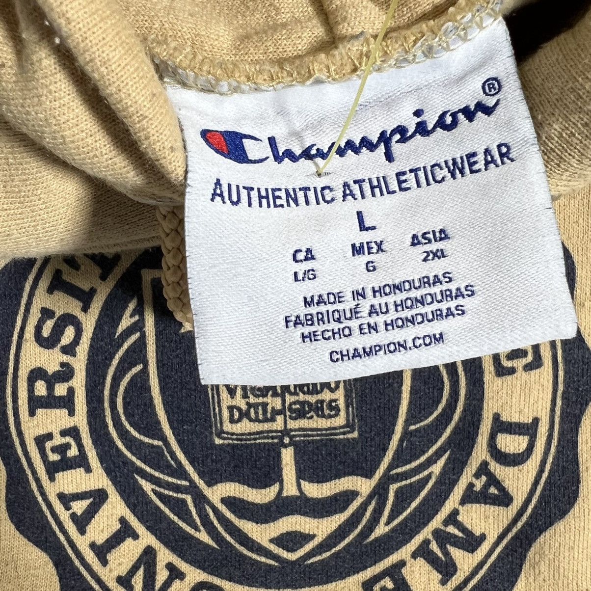 Champion Notre Dame Fighting Irish Sweatshirt Gold Champion Hoodie Size US L / EU 52-54 / 3 - 4 Thumbnail