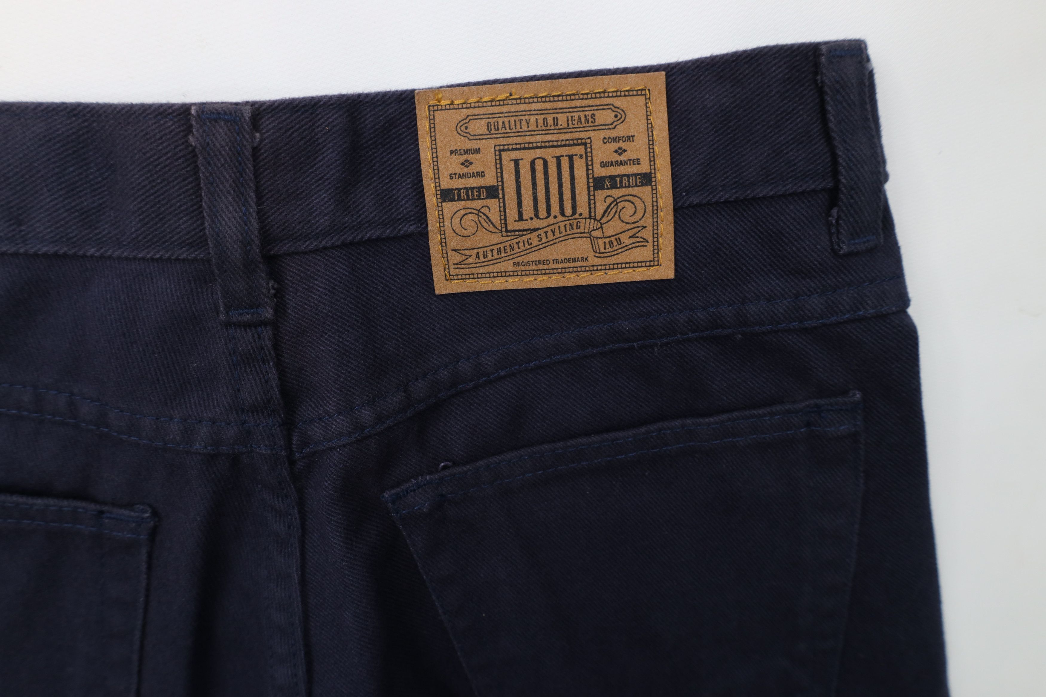 Vintage Vintage 90s IOU Skateboarding Relaxed Fit Tapered Leg Jeans Size US 30 / EU 46 - 13 Thumbnail