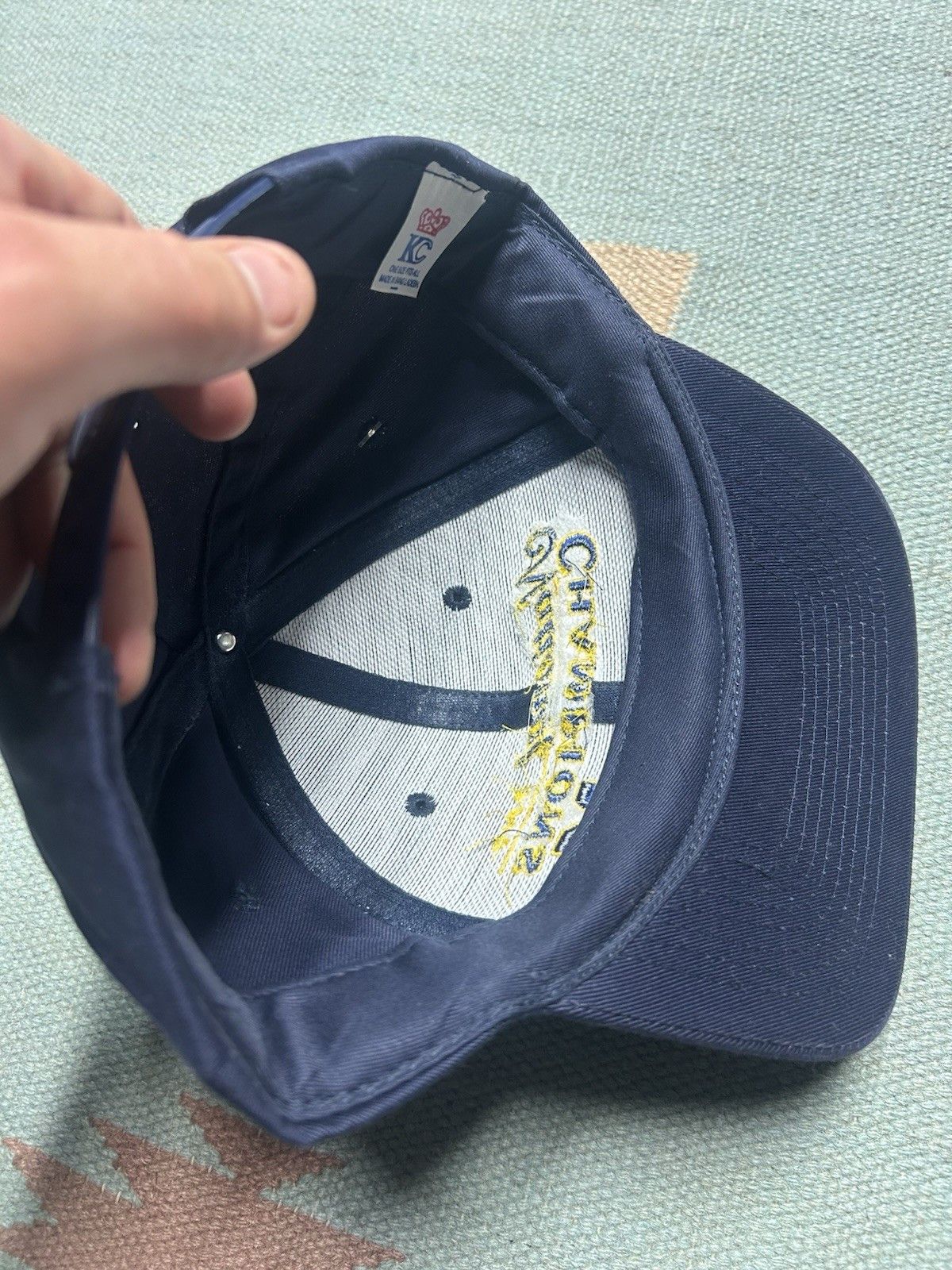 Vintage VTG 90s hat university of Michigan wolverines 1997 champions Size ONE SIZE - 6 Thumbnail