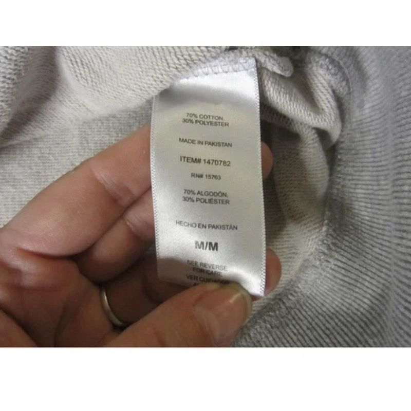 Champion Y2K Streetwear Minimalist Grey Crew Sweatshirt Champion M Size US M / EU 48-50 / 2 - 4 Thumbnail