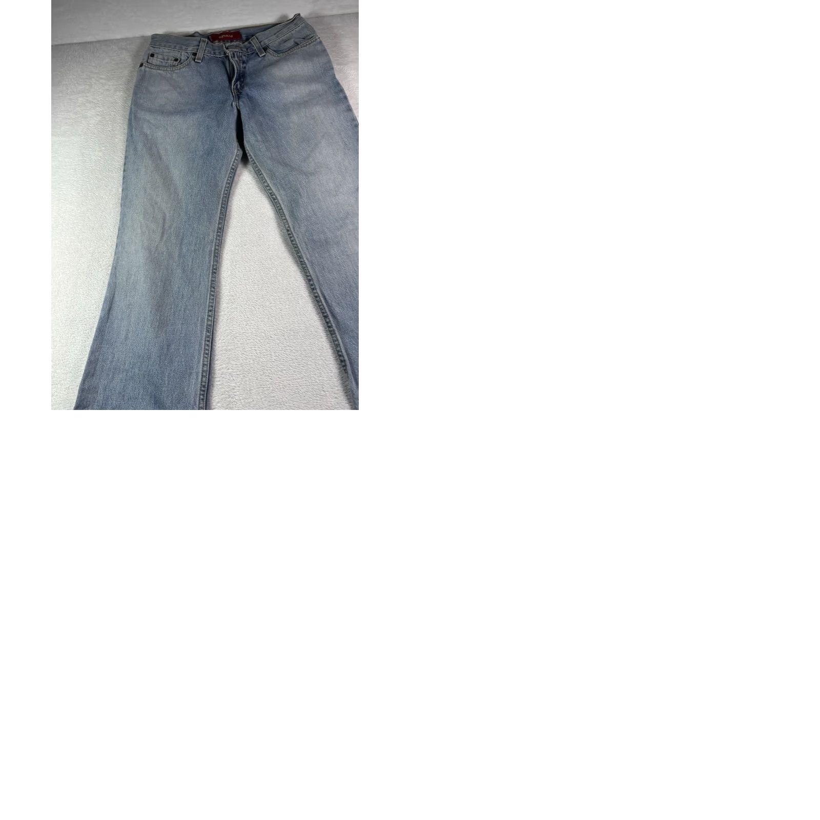 Levi's Levi's 518 Jeans Women Bootcut Denim Size 5 JR M Distressed Torn 90s USA Vintage Blue Denim Jeans Huntington? Size 27" / US 4 / IT 40 - 10 Thumbnail