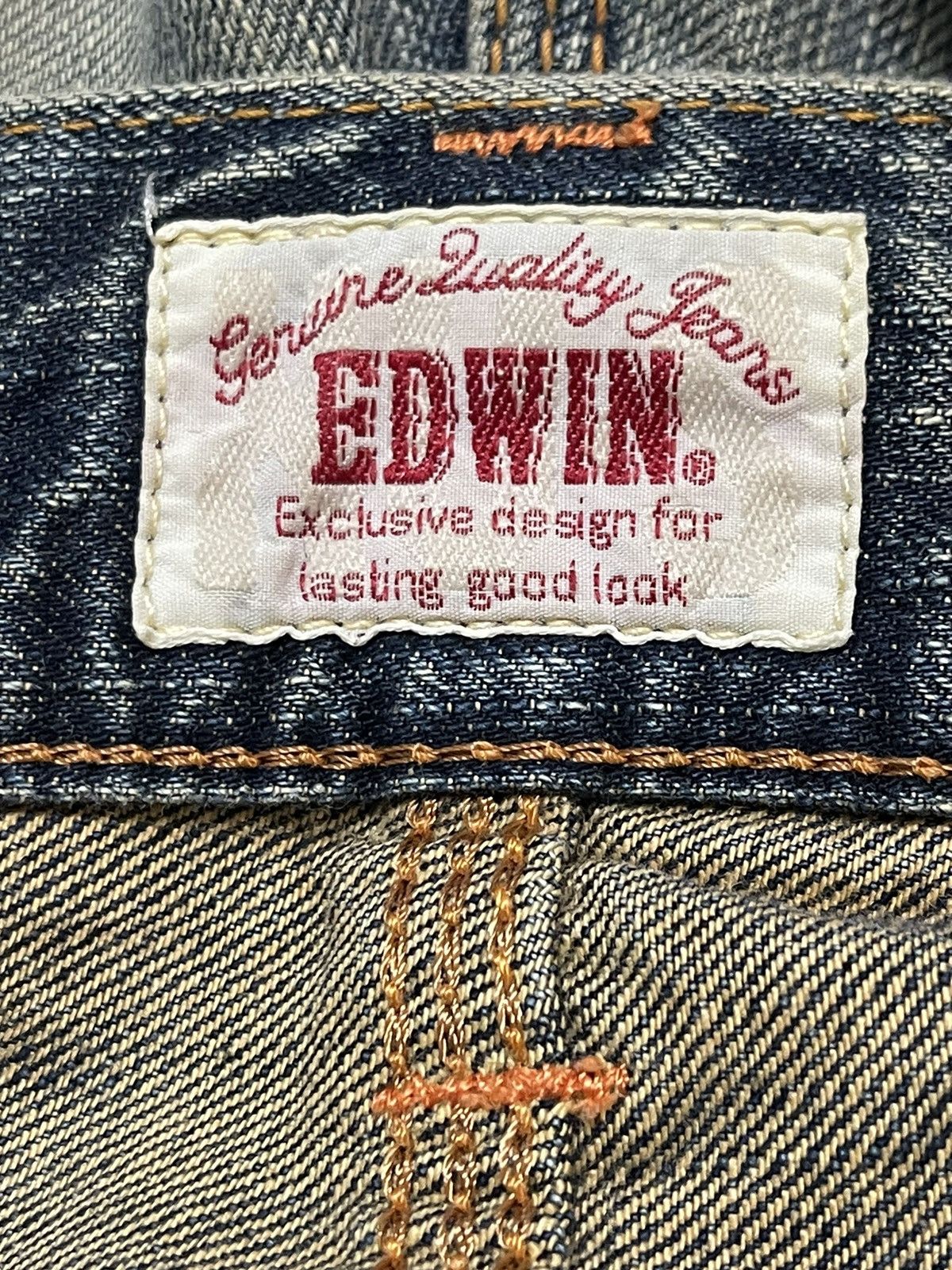 Edwin Vintage Edwin Faded Wash Style Distressed Baggy Jeans Size US 36 / EU 52 - 10 Thumbnail