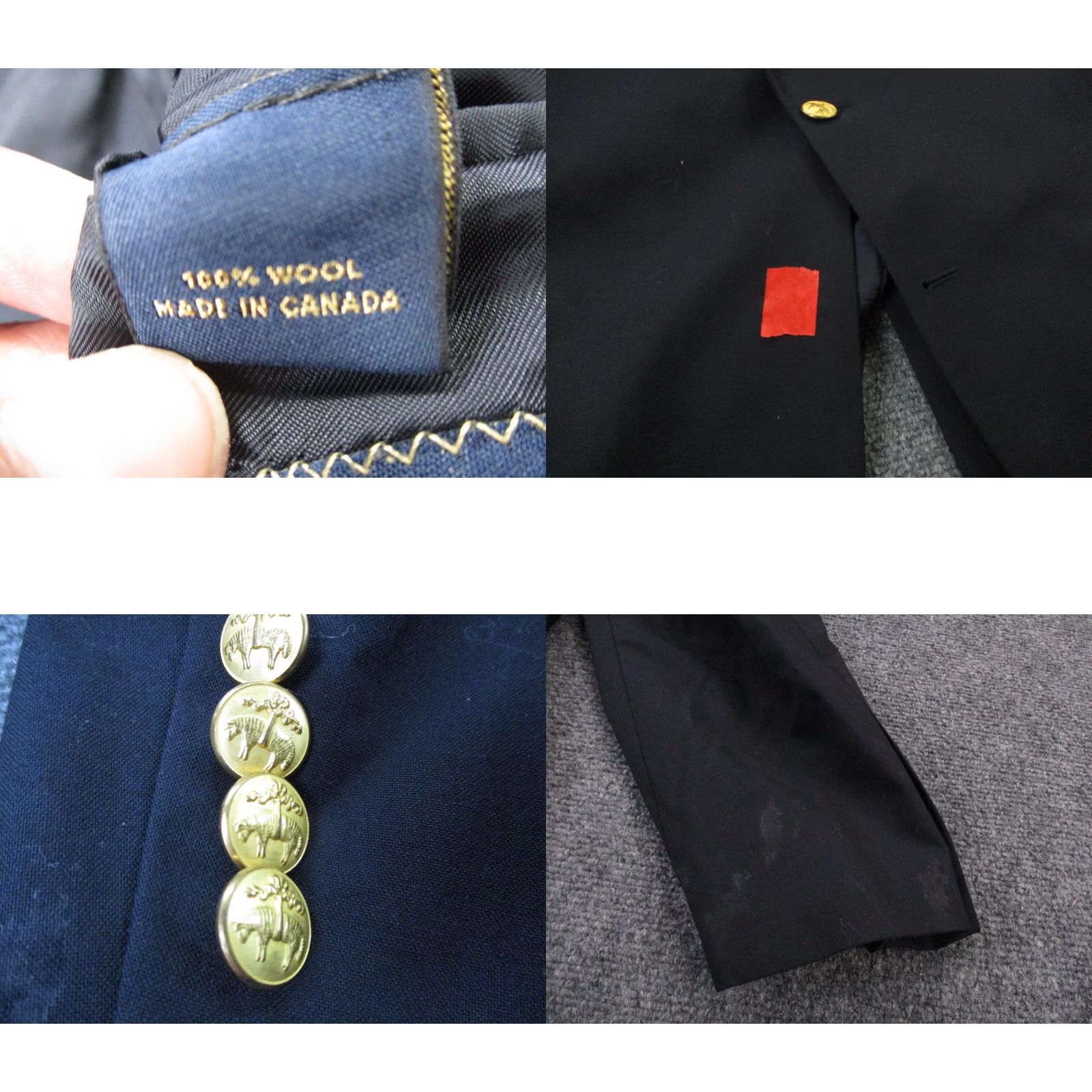 Brooks Brothers Brooks Brothers Blazer Jacket Mens 46R Black Wool Brooksease Sports Coat Size 46R - 9 Thumbnail