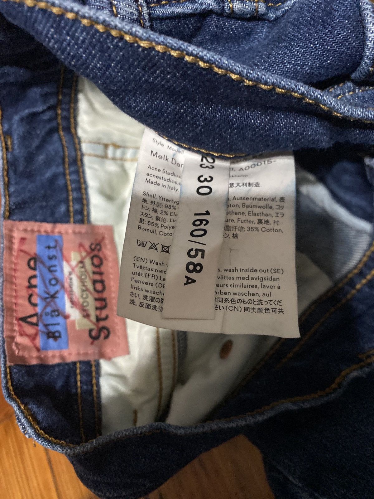 Acne Studios Acne Studios Women jeans Size 23" - 8 Thumbnail