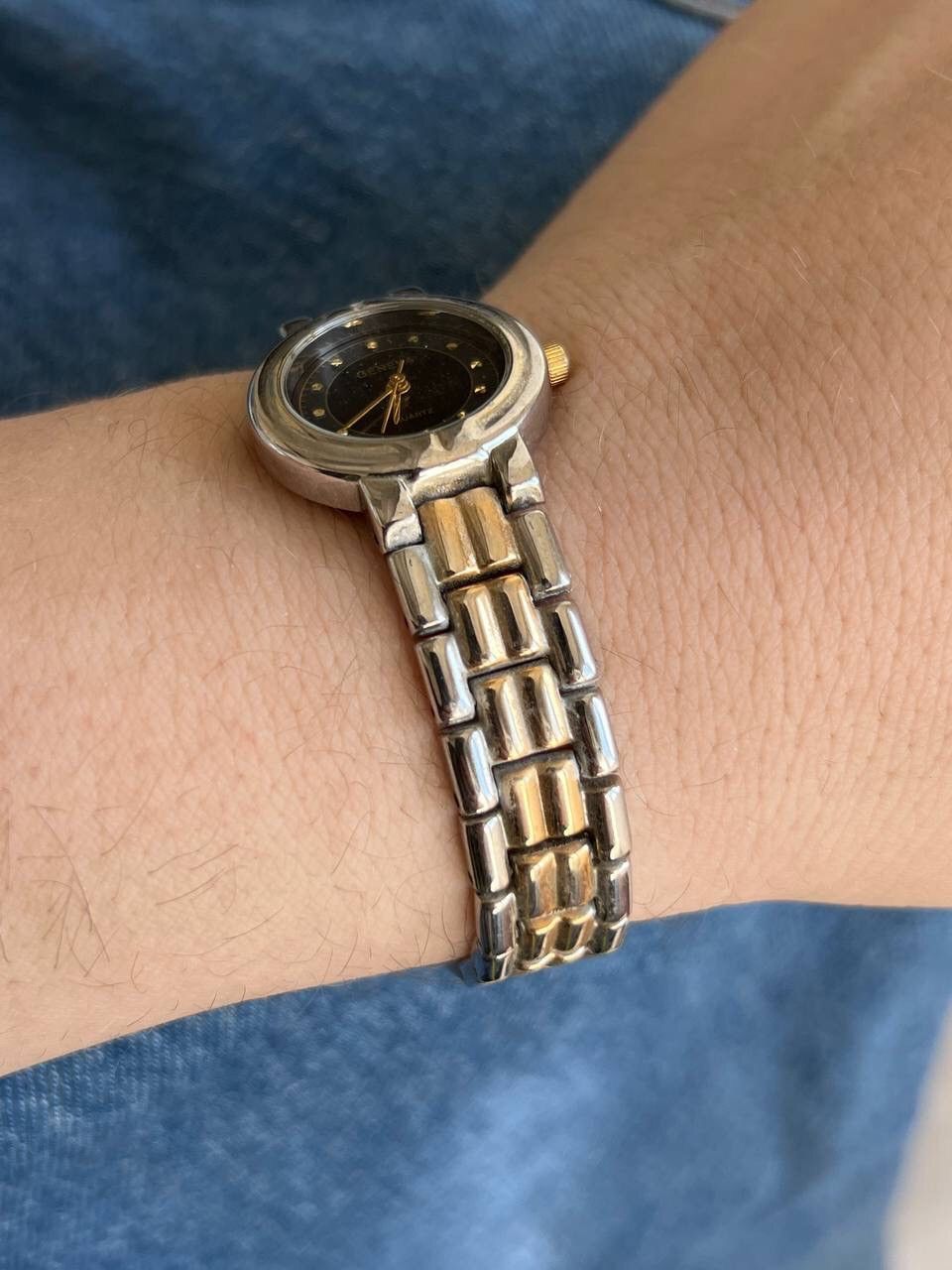 Japanese Brand × Vintage Retro GOOD FUNCTION GENEVA Quartz Watch. Japan Engine rare Size ONE SIZE - 5 Thumbnail