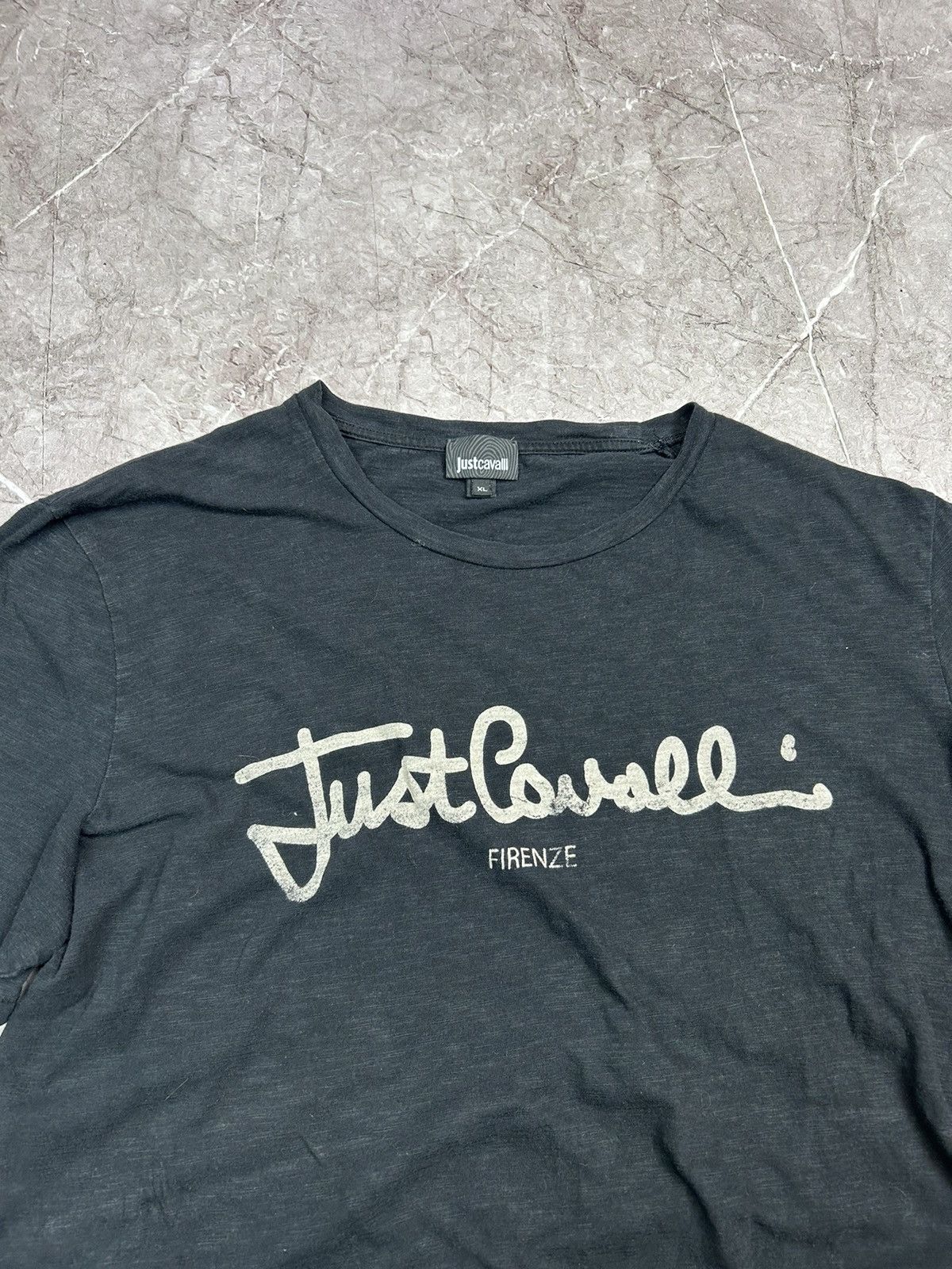 Just Cavalli × Vintage Mens Vintage Just Cavalli T-shirt luxury Size US XL / EU 56 / 4 - 4 Thumbnail