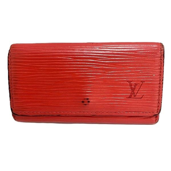 Louis Vuitton Louis Vuitton Louis Vuitton Epi Leather Key Case M6382E Leather Key Holder M6382E in Fair Condition Size ONE SIZE - 1 Thumbnail