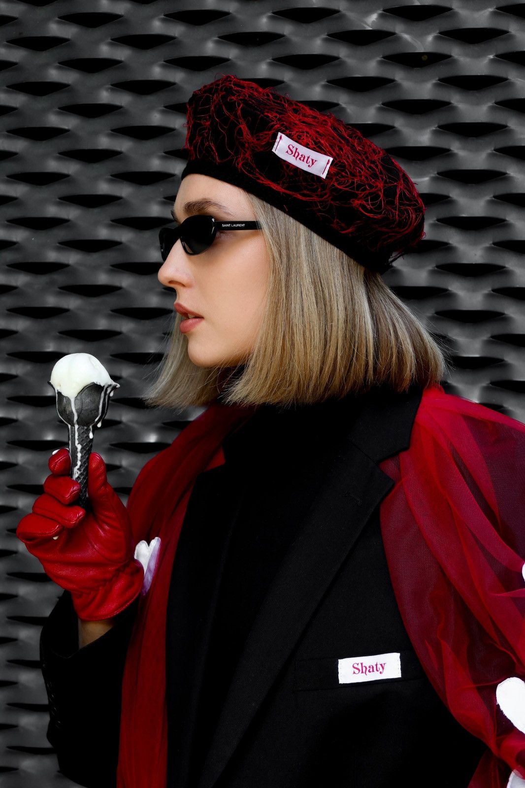 Other Handmade Upcycled Beret by Shaty Studio Size ONE SIZE - 4 Thumbnail
