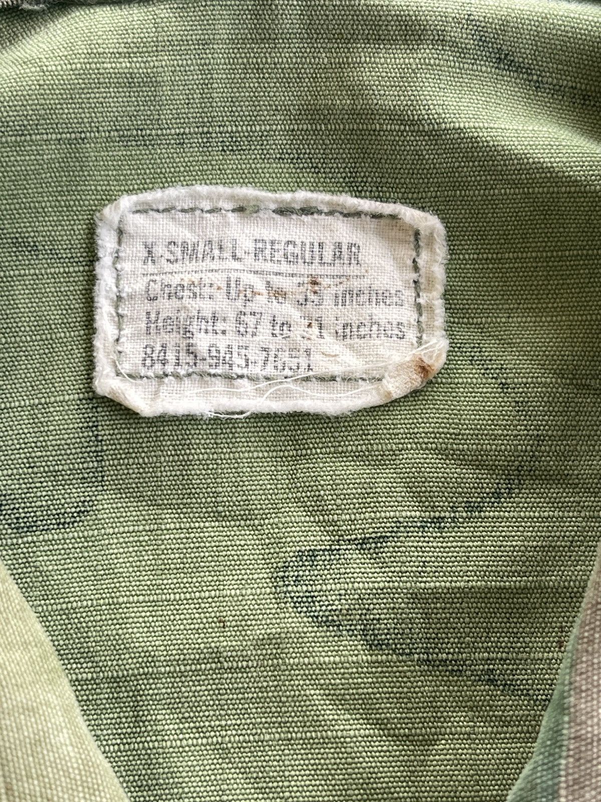 Vintage Vintage Military Third Pattern Lowland ERDL Camo Jacket Size US XS / EU 42 / 0 - 12 Thumbnail