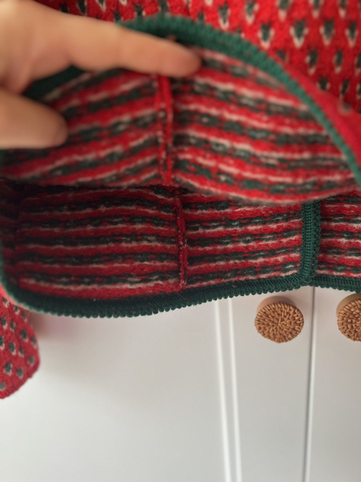 Other 100% wool vintage Strawberry jacket Tiroler Austria Size L / US 10 / IT 46 - 7 Thumbnail