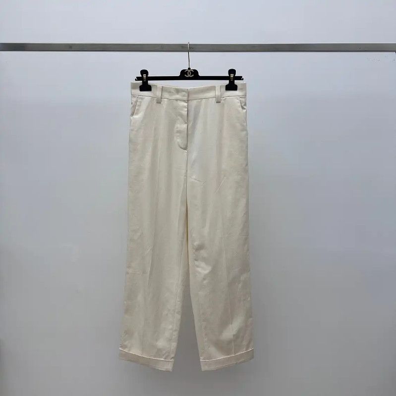 Miu Miu Miu Miu Casual Pants in Cream Color 0089 Size 23" - 1 Thumbnail