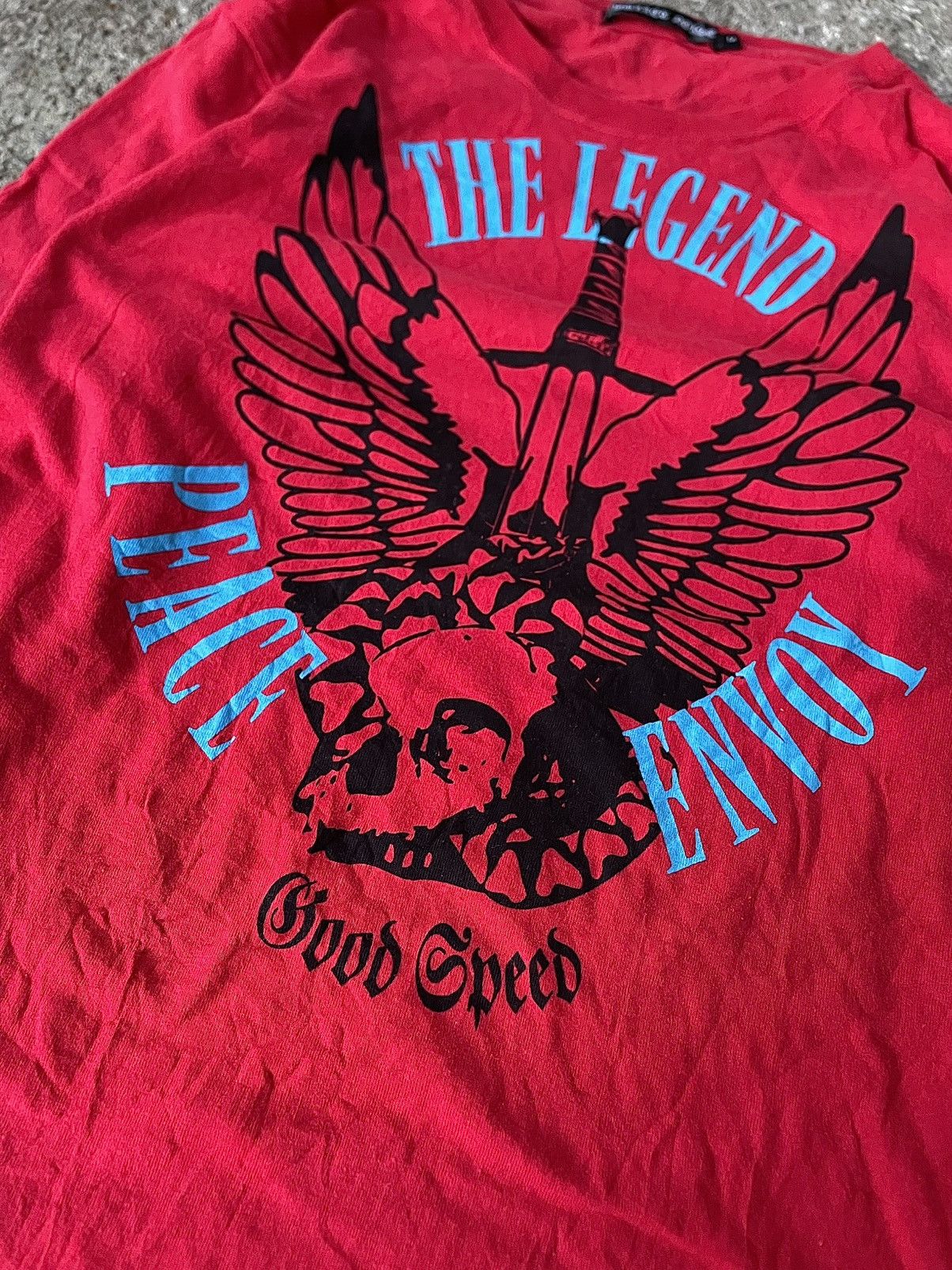 20471120 Japanese Bullet Noise Poem Peace Envoy Lgb Style Size US S / EU 44-46 / 1 - 4 Thumbnail