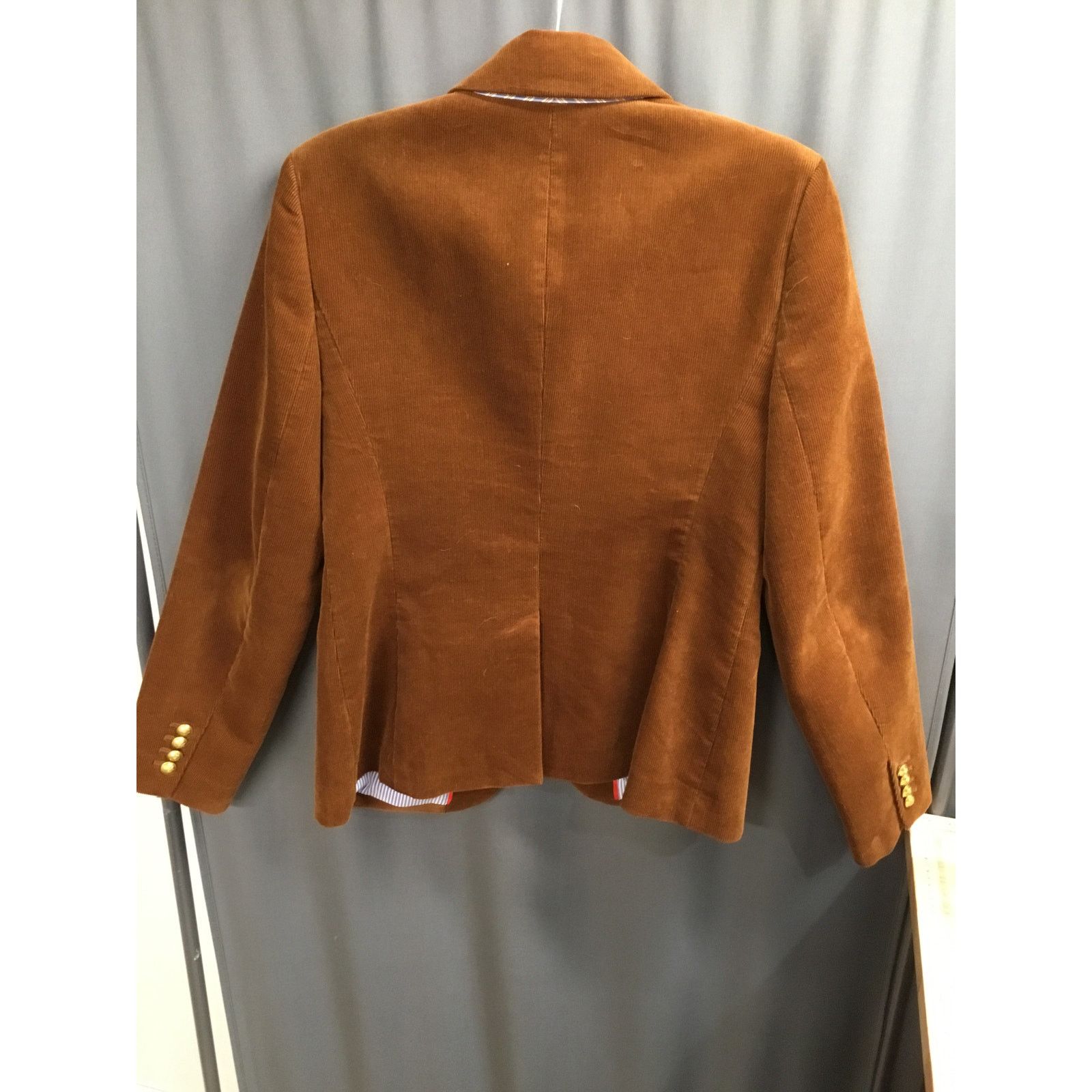 J.Crew J.Crew Campbell Blazer Women's 12 Brown Corduroy Stretch Size XL / US 12-14 / IT 48-50 - 2 Thumbnail