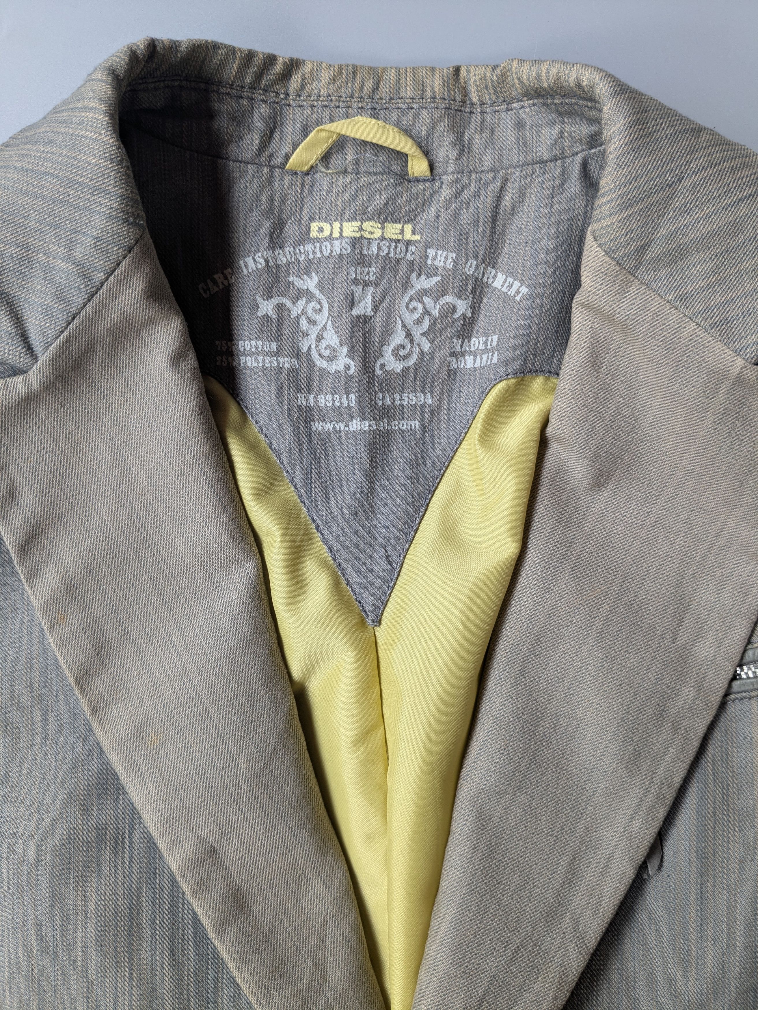 Diesel Y2K Diesel Avant Garde blazer Size US M / EU 48-50 / 2 - 2 Thumbnail