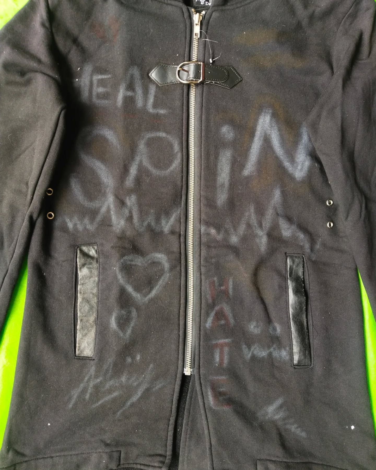 20471120 Devil 'n Bass Black Bondage Woman Jacket Size M / US 6-8 / IT 42-44 - 3 Thumbnail