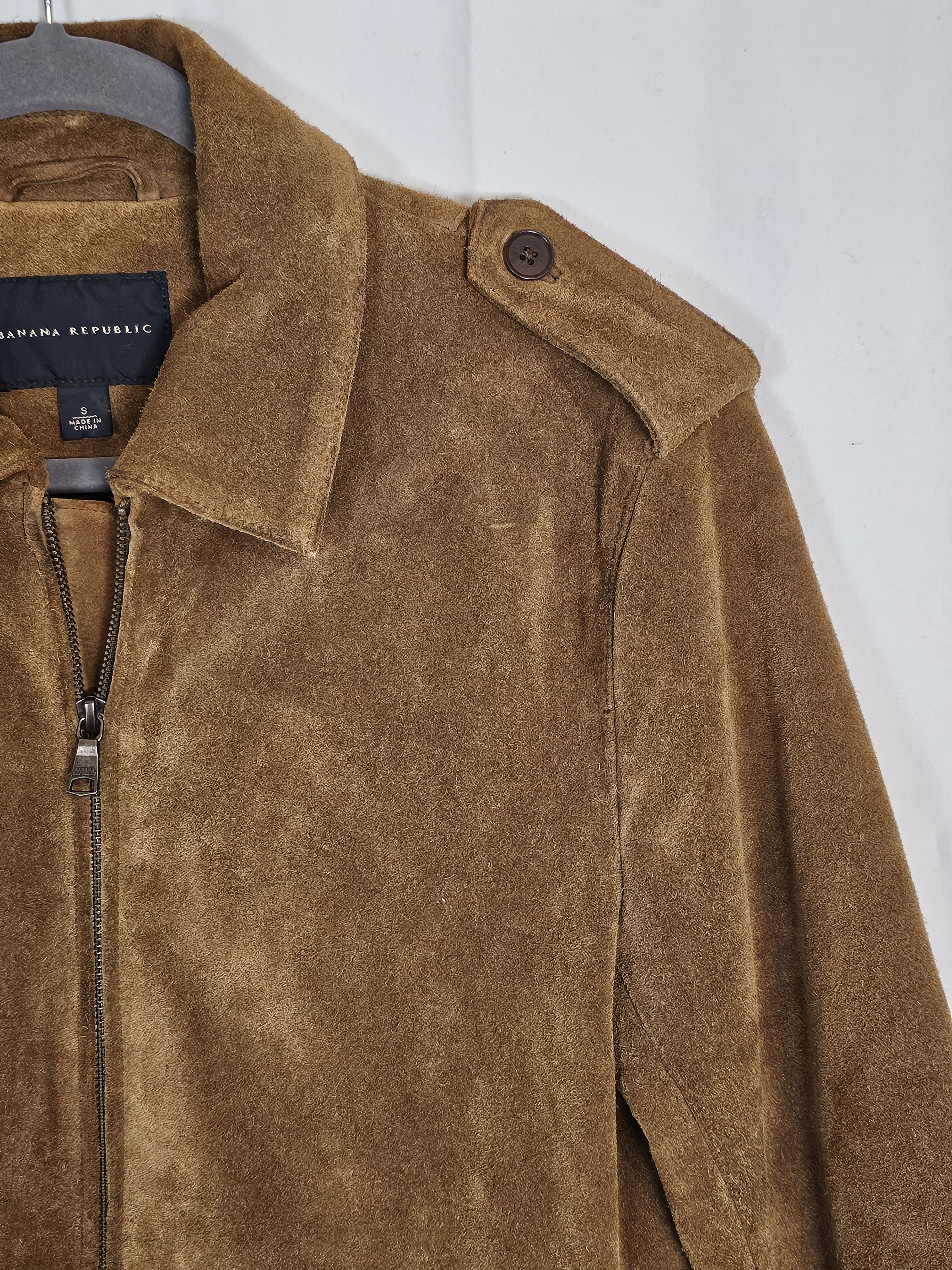 Banana Republic Banana Republic Suede Jacket, Vintage Men's Small EUC Size US S / EU 44-46 / 1 - 10 Thumbnail
