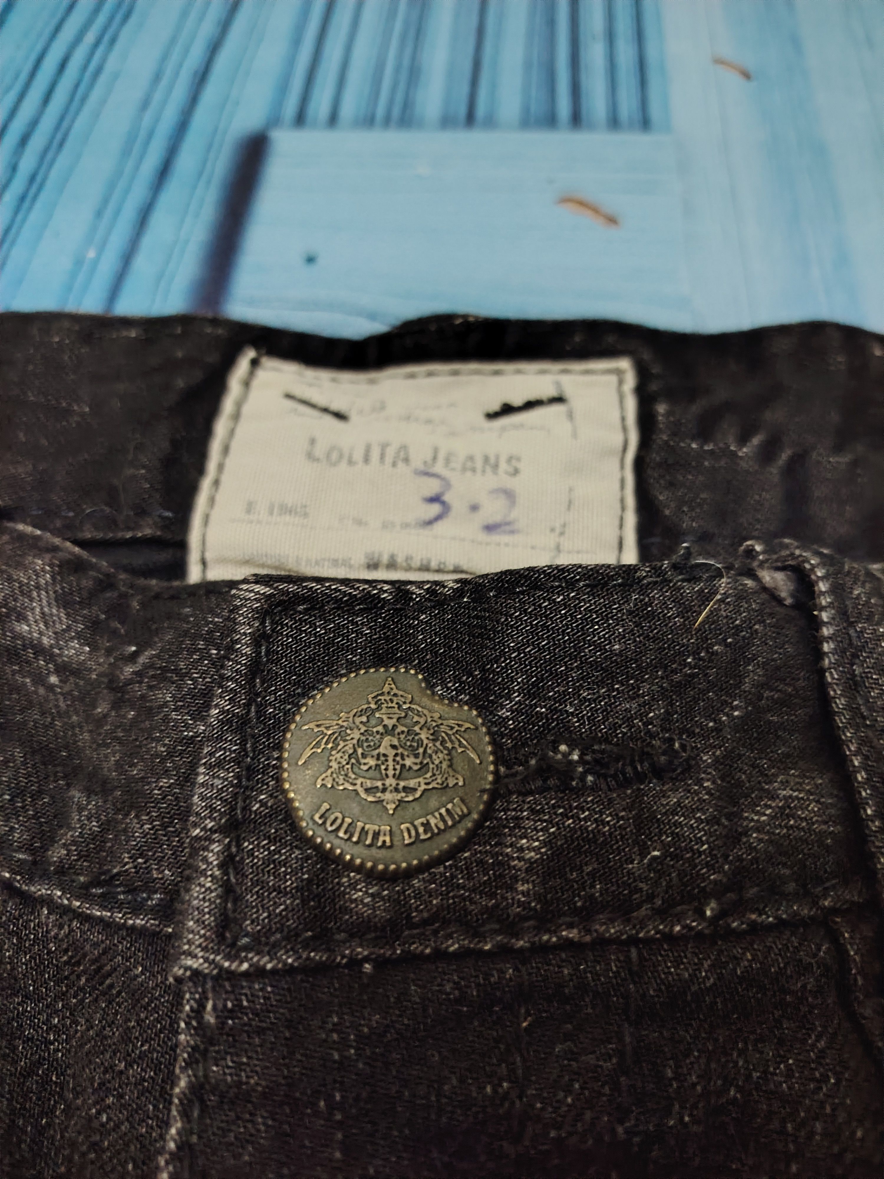 If Six Was Nine Japanese Lolita Jeans Flare Jeans Distressed Size US 31 - 7 Thumbnail