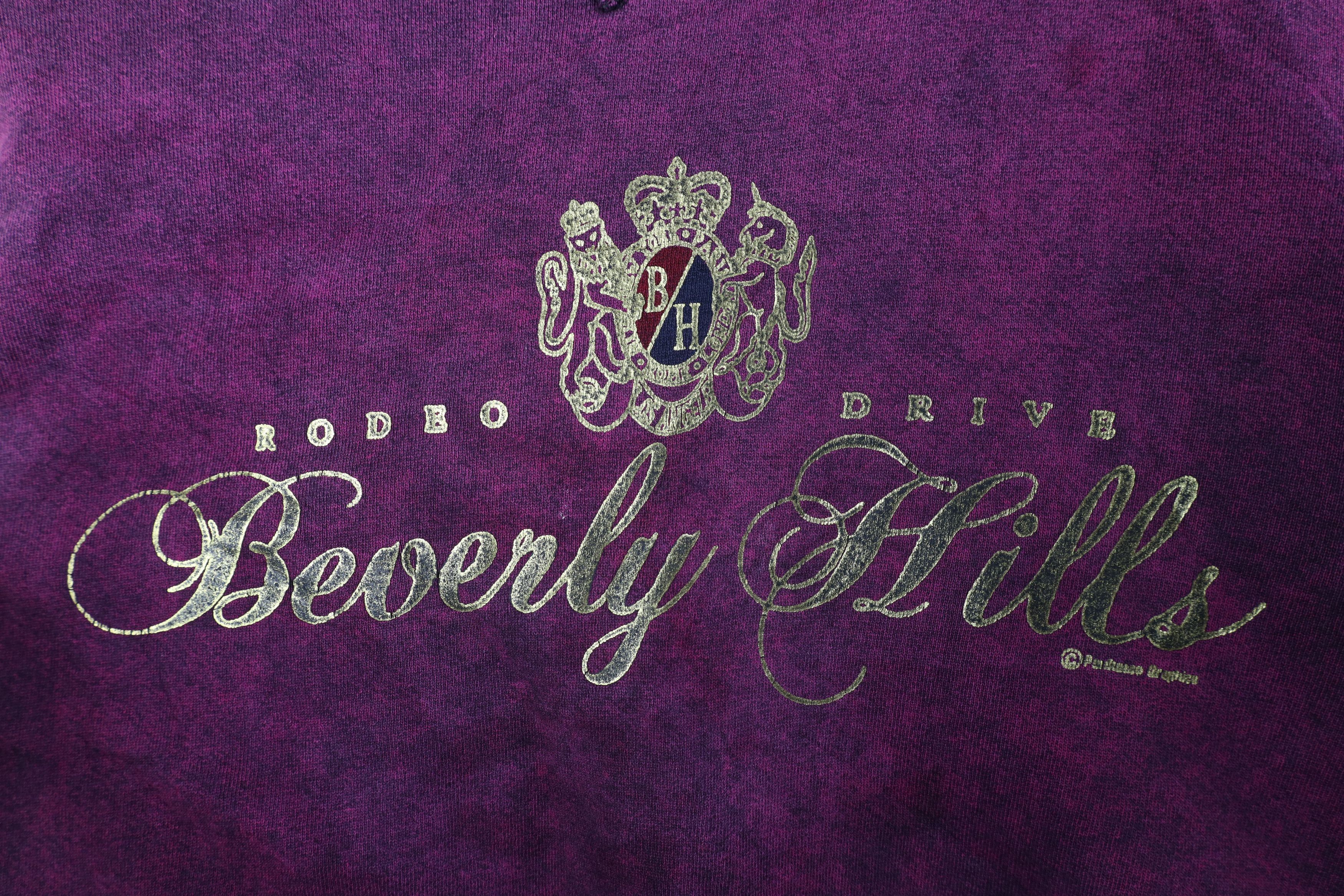 Vintage Vintage 90s Streetwear Acid Beverly Hills Sweatshirt USA Size M / US 6-8 / IT 42-44 - 4 Thumbnail