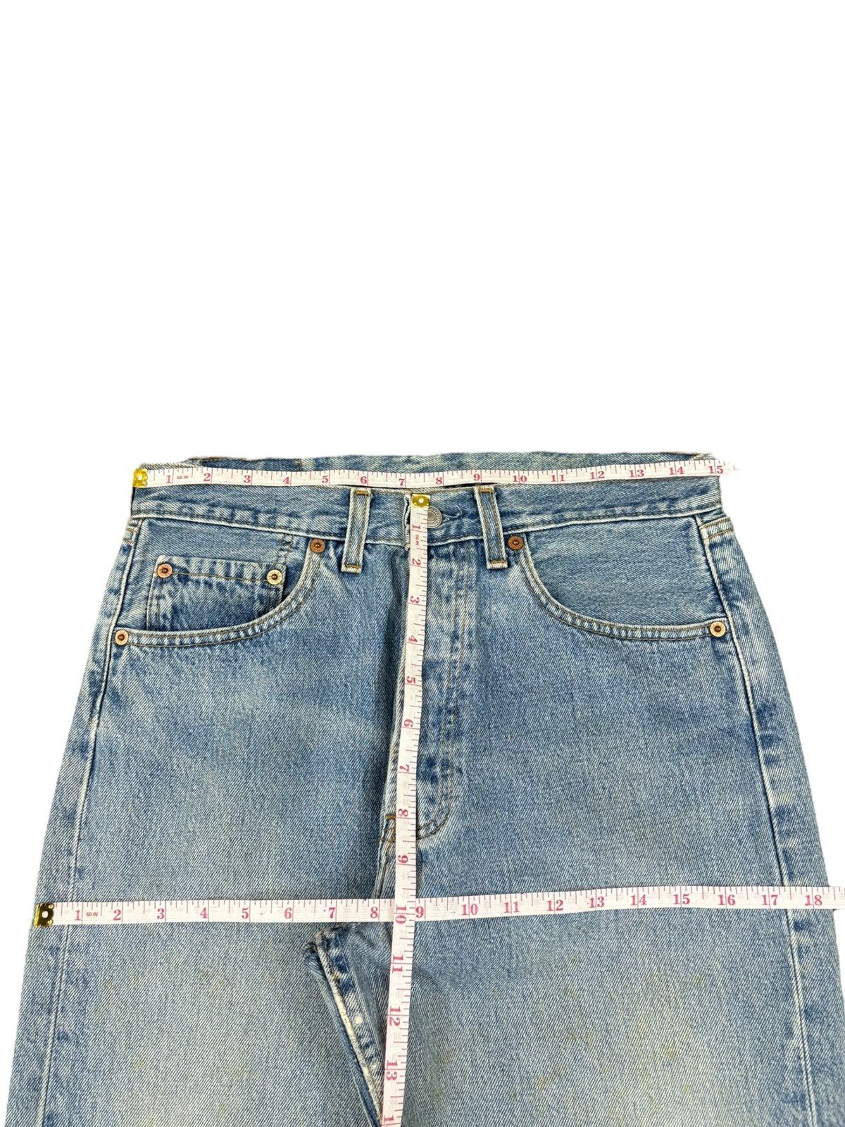 Levi's Vintage 90s Levis 501 Light Wash Distress Loose Baggy Jeans Size US 32 / EU 48 - 10 Thumbnail