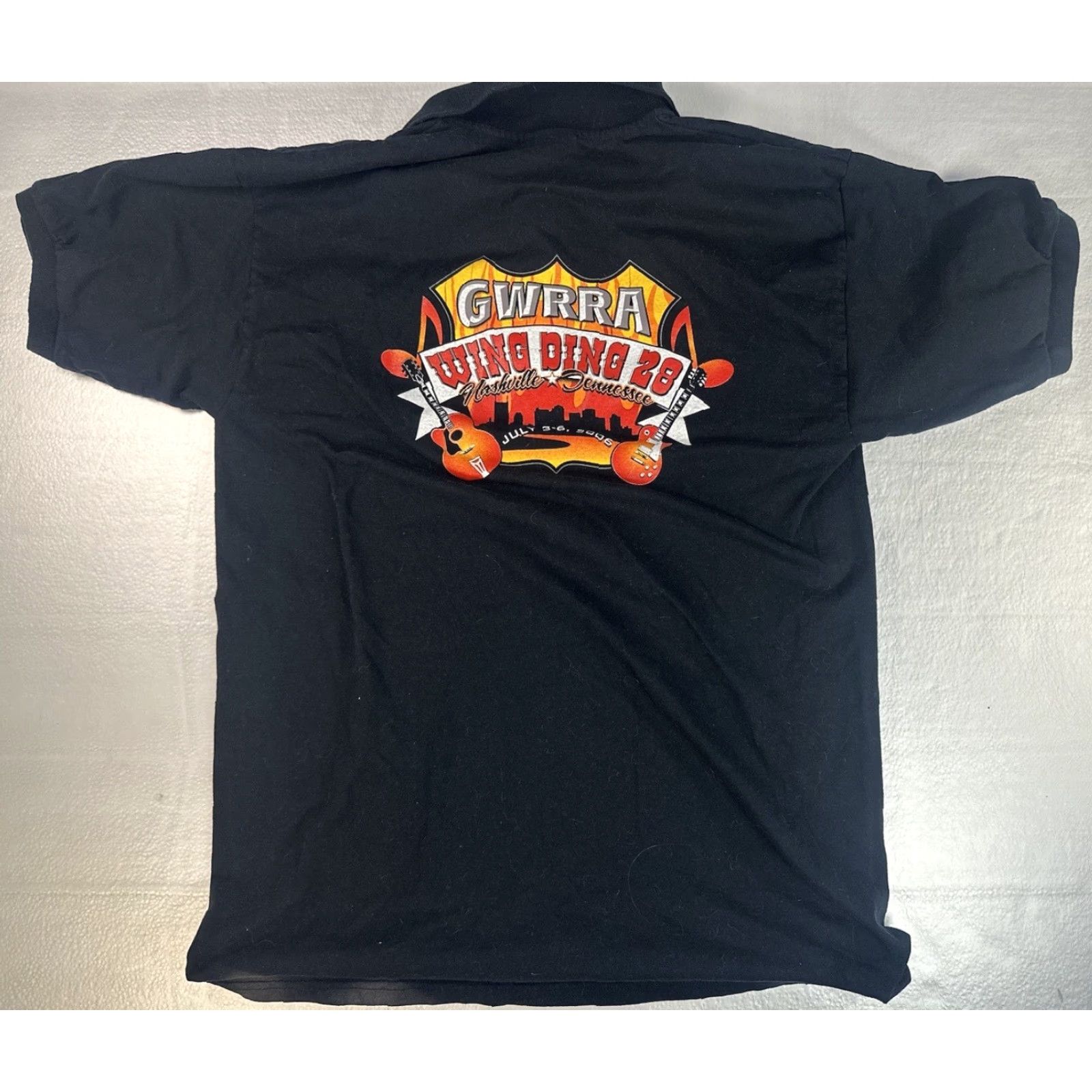 Vintage VTG GWRRA Shirt Mens Large Black Wing Ding 28 00s Nashville Tennessee Event T-Shirt Size US L / EU 52-54 / 3 - 2 Thumbnail
