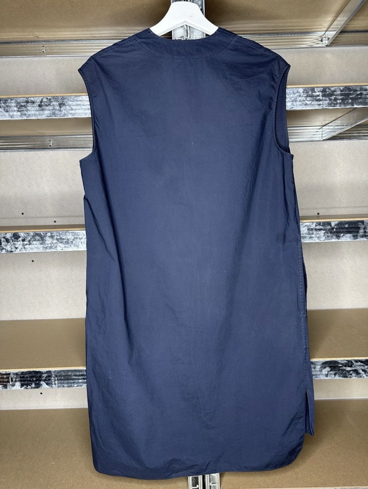 Acne Studios Acne Studios Artsi Tech Pop Dress Navy Midi Tunic Size 34 Size XS / US 0-2 / IT 36-38 - 2 Thumbnail