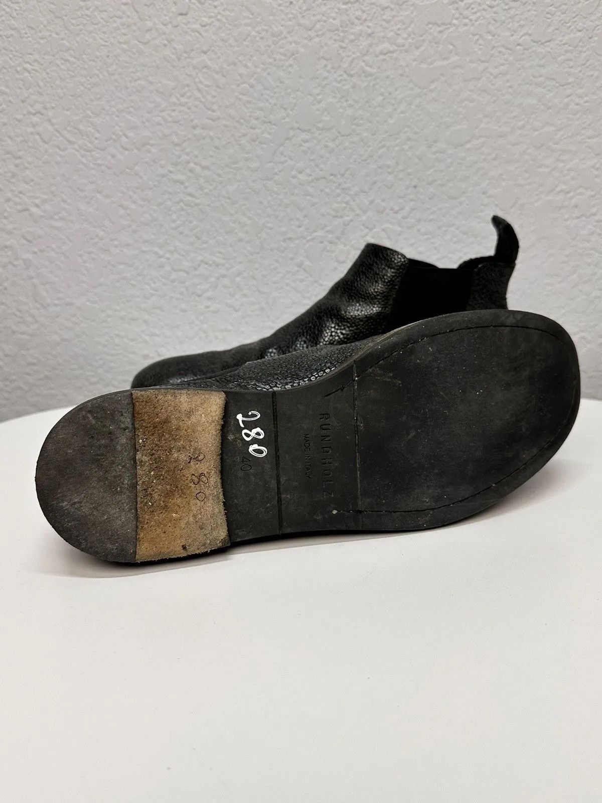 A.S.98 AS 98 STYLE GUIDI VINTAGE LEATHER BOOTS HANDMADE JAPAN GOA Size US 8 / EU 41 - 8 Thumbnail