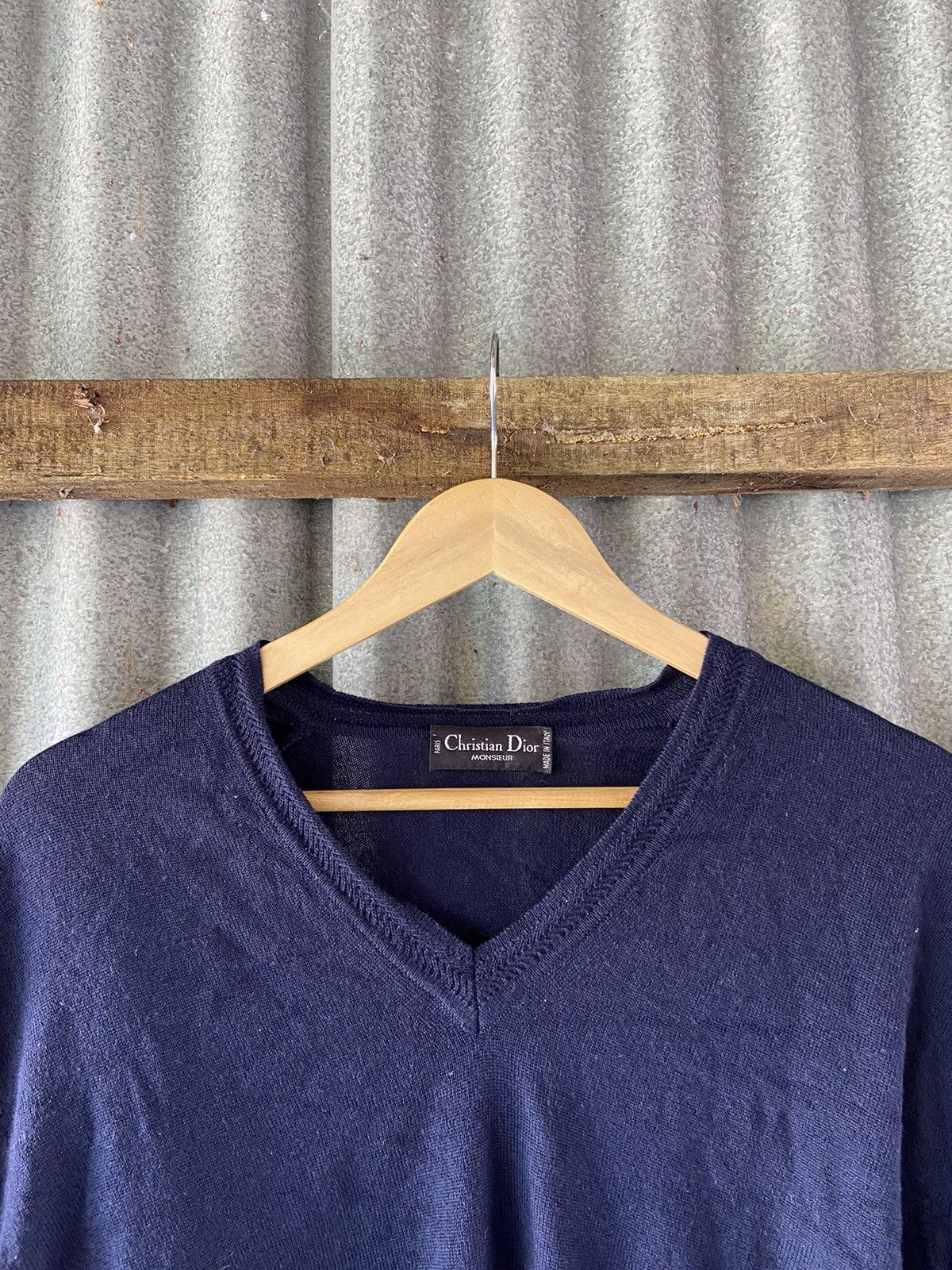 Christian Dior Monsieur VINTAGE CHRISTIAN DIOR KNIT WOOL PULLOVER Size M / US 6-8 / IT 42-44 - 2 Thumbnail