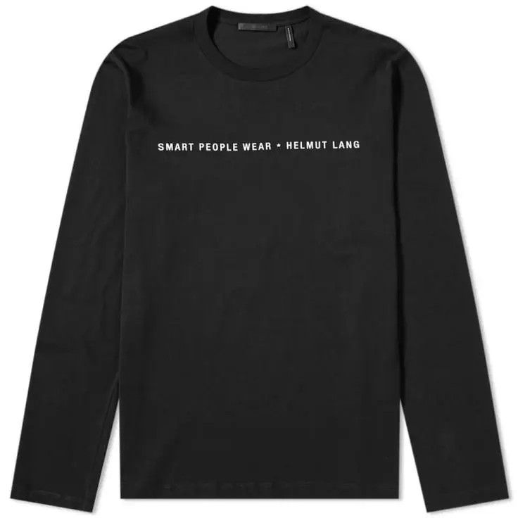 Helmut Lang Helmut Lang Smart PPL Longsleeve Black S Size US S / EU 44-46 / 1 - 2 Thumbnail