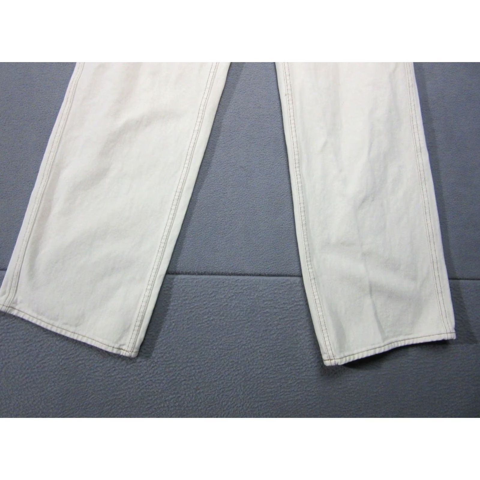Pacsun PacSun Jeans Womens 27 White Ultra High Rise Flare Carpenter Contrast Stitch Size 27" / US 4 / IT 40 - 2 Thumbnail