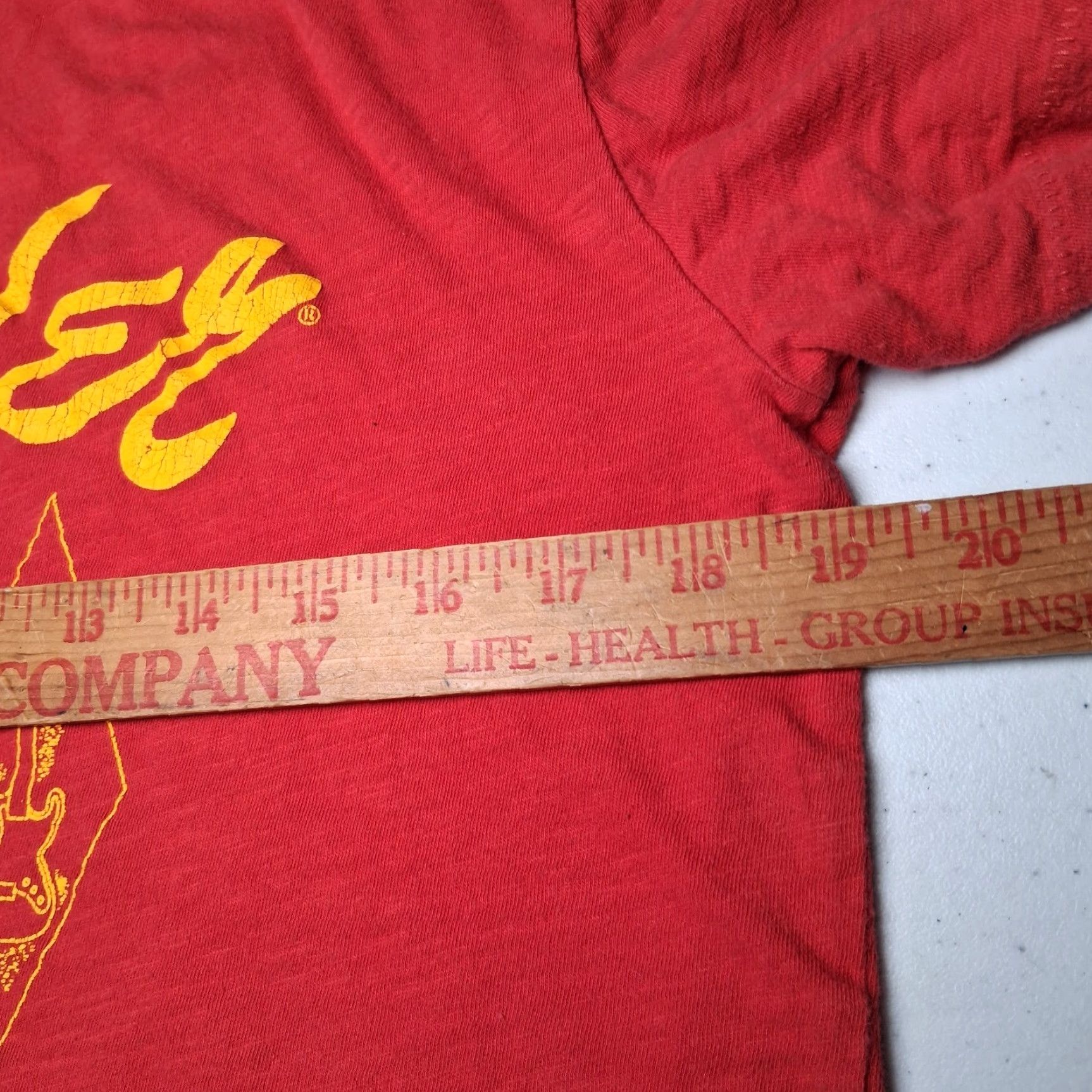 Lucky Brand Lucky Brand Fender Shirt T-Shirt Crew Neck Short Sleeve Red Cotton Graphic Music Guitar Amps Strings Distressed Mens M Size US M / EU 48-50 / 2 - 4 Thumbnail