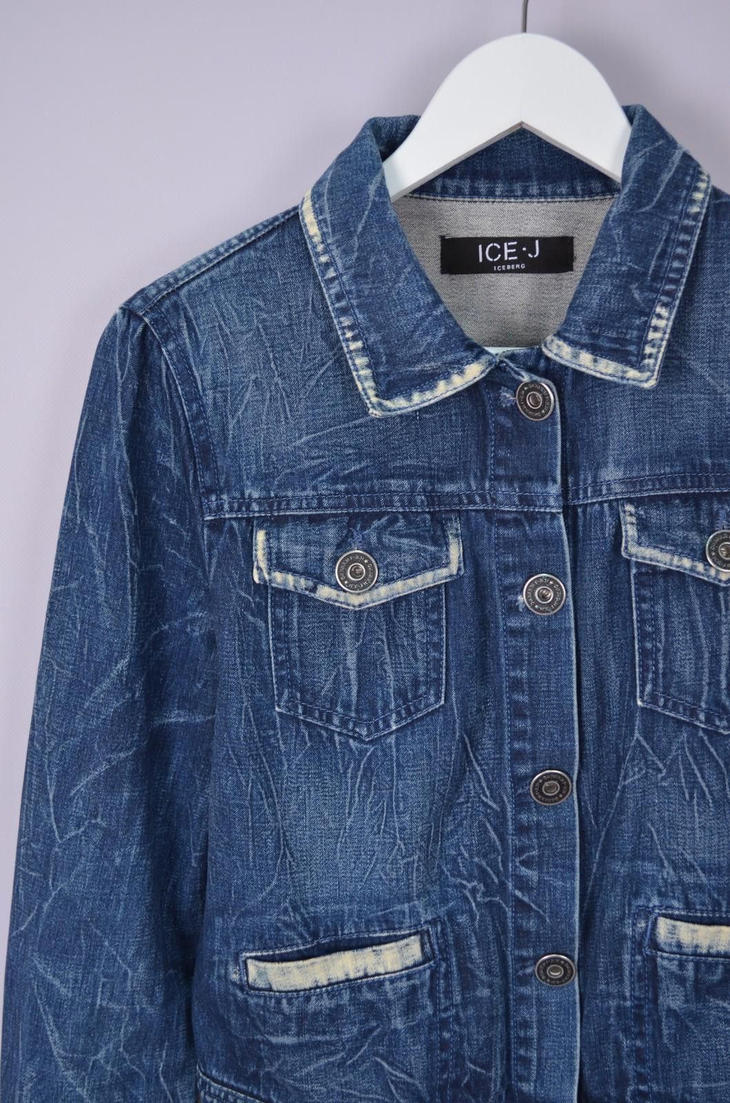 Iceberg Womens Iceberg Ice-J Denim Blue Jacket Gilmar Vintage Size M Size M / US 6-8 / IT 42-44 - 6 Thumbnail