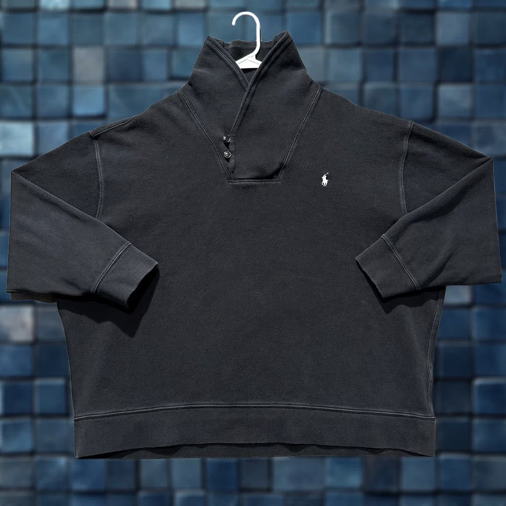Polo Ralph Lauren Polo Ralph Lauren Jersey Shawl Collar Pullover Sweater Mens 3XB Black Jersey Shawl Collar Pullover Sweater Mens 3XB Black Polo Ralph Lauren Size US XXL / EU 58 / 5 - 1 Thumbnail
