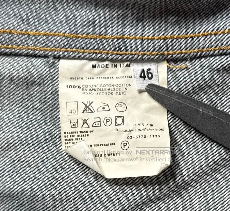 Helmut Lang Helmut Lang 1990s Denim Jacket Size US S / EU 44-46 / 1 - 6 Thumbnail