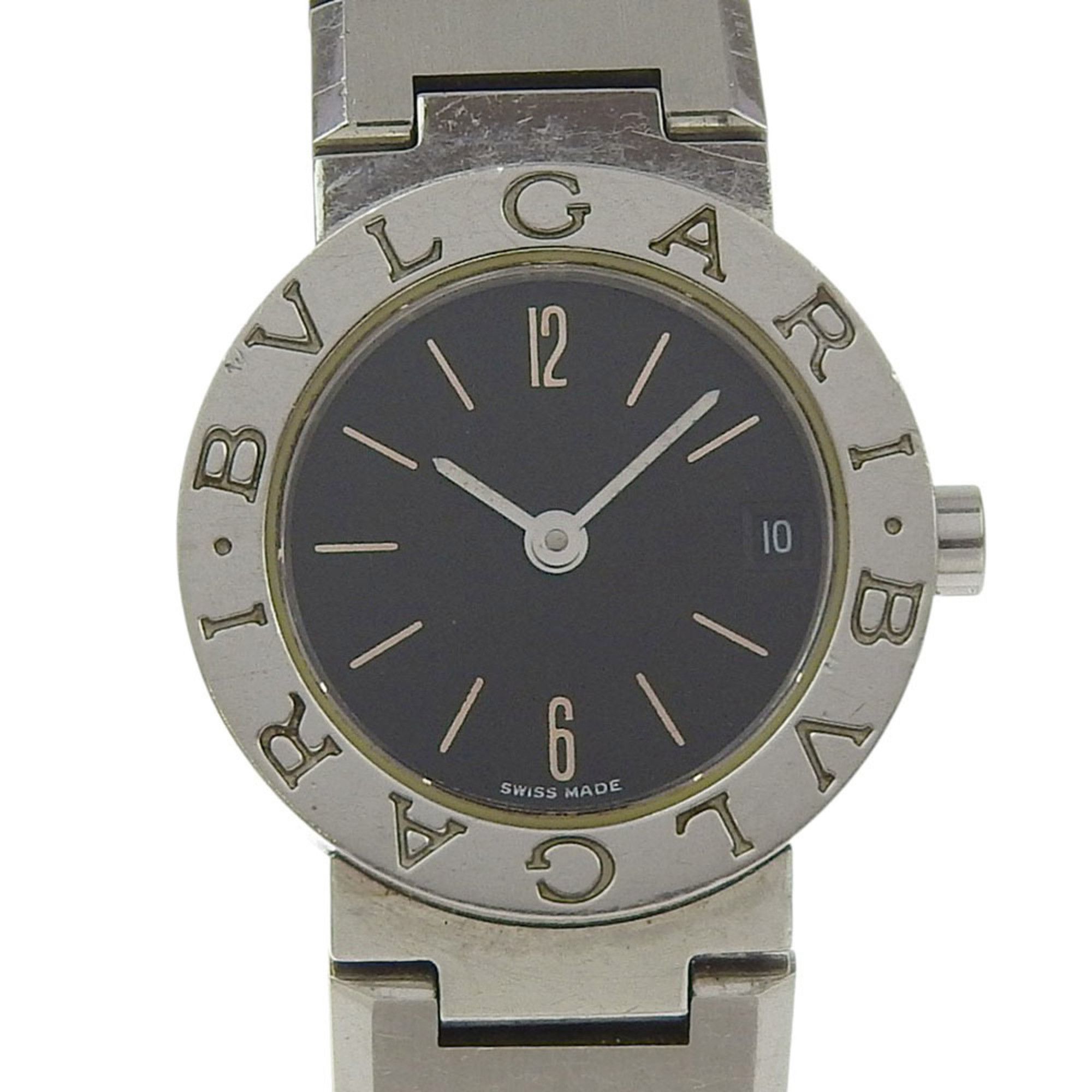 Bvlgari BVLGARI Wristwatch BB23SS Stainless Steel Quartz Analog Display Black Dial Women's Size ONE SIZE - 1 Thumbnail
