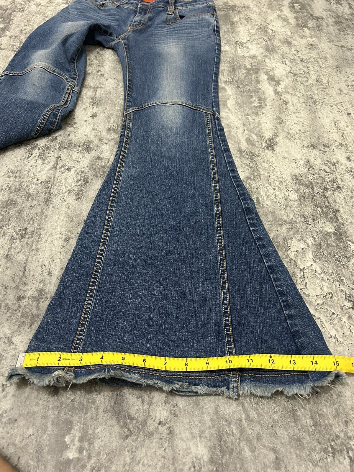 14th Addiction × If Six Was Nine × Le Grande Bleu (L.G.B.) Araora Jeans Bell Buttom Flare Pants Size US 27 - 20 Thumbnail