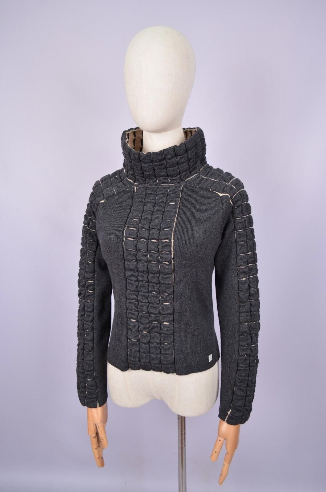 Chanel Chanel Womens Wool Sweater Knit Size FR40 M Medium LOGO CC Size M / US 6-8 / IT 42-44 - 5 Thumbnail